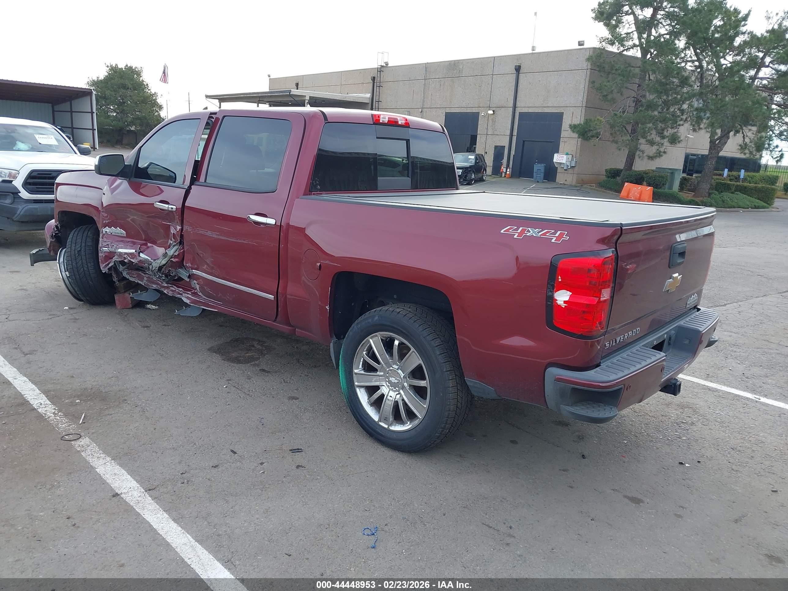 2014 Chevrolet Silverado 1500 High Country Красный vin: 3GCUKTEC6EG333788