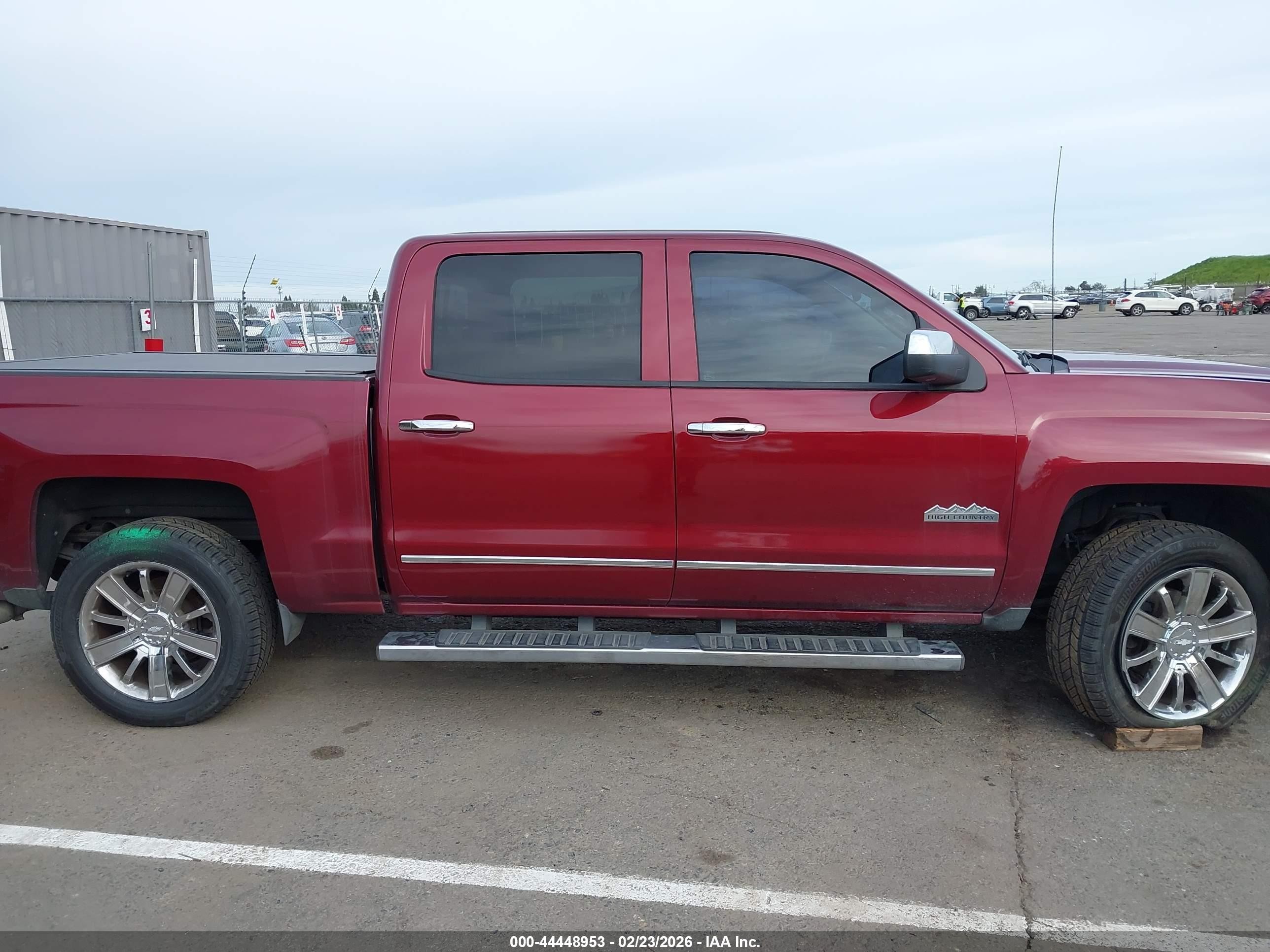 2014 Chevrolet Silverado 1500 High Country Красный vin: 3GCUKTEC6EG333788