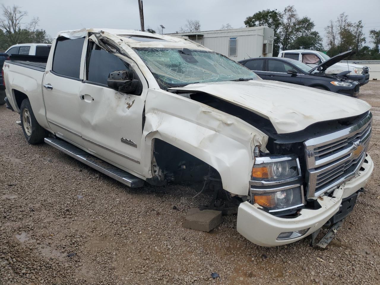2014 Chevrolet Silverado K1500 High Country White vin: 3GCUKTEC6EG475364