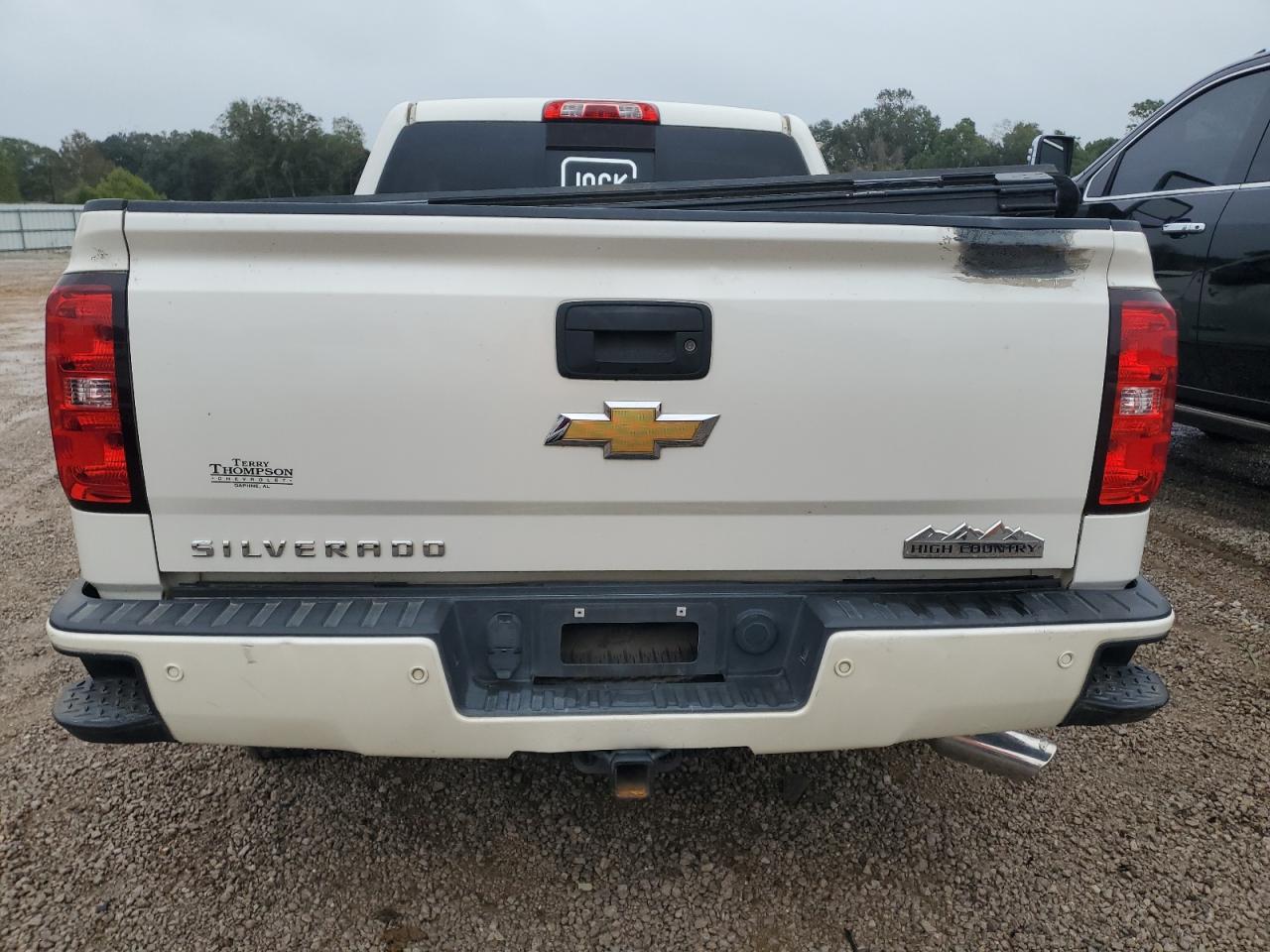 2014 Chevrolet Silverado K1500 High Country White vin: 3GCUKTEC6EG475364