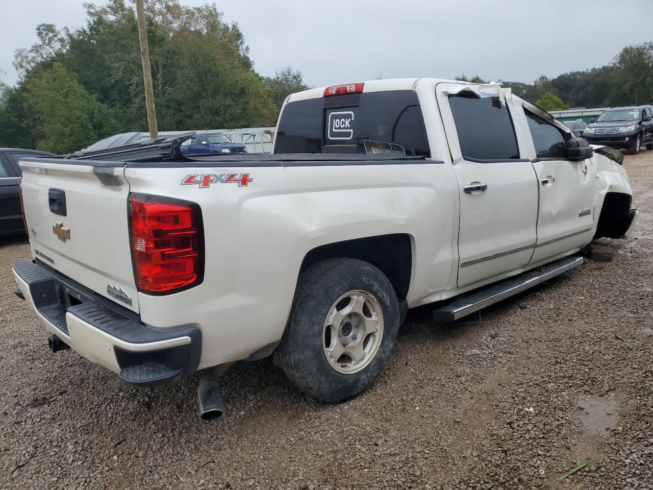 2014 Chevrolet Silverado K1500 High Country White vin: 3GCUKTEC6EG475364
