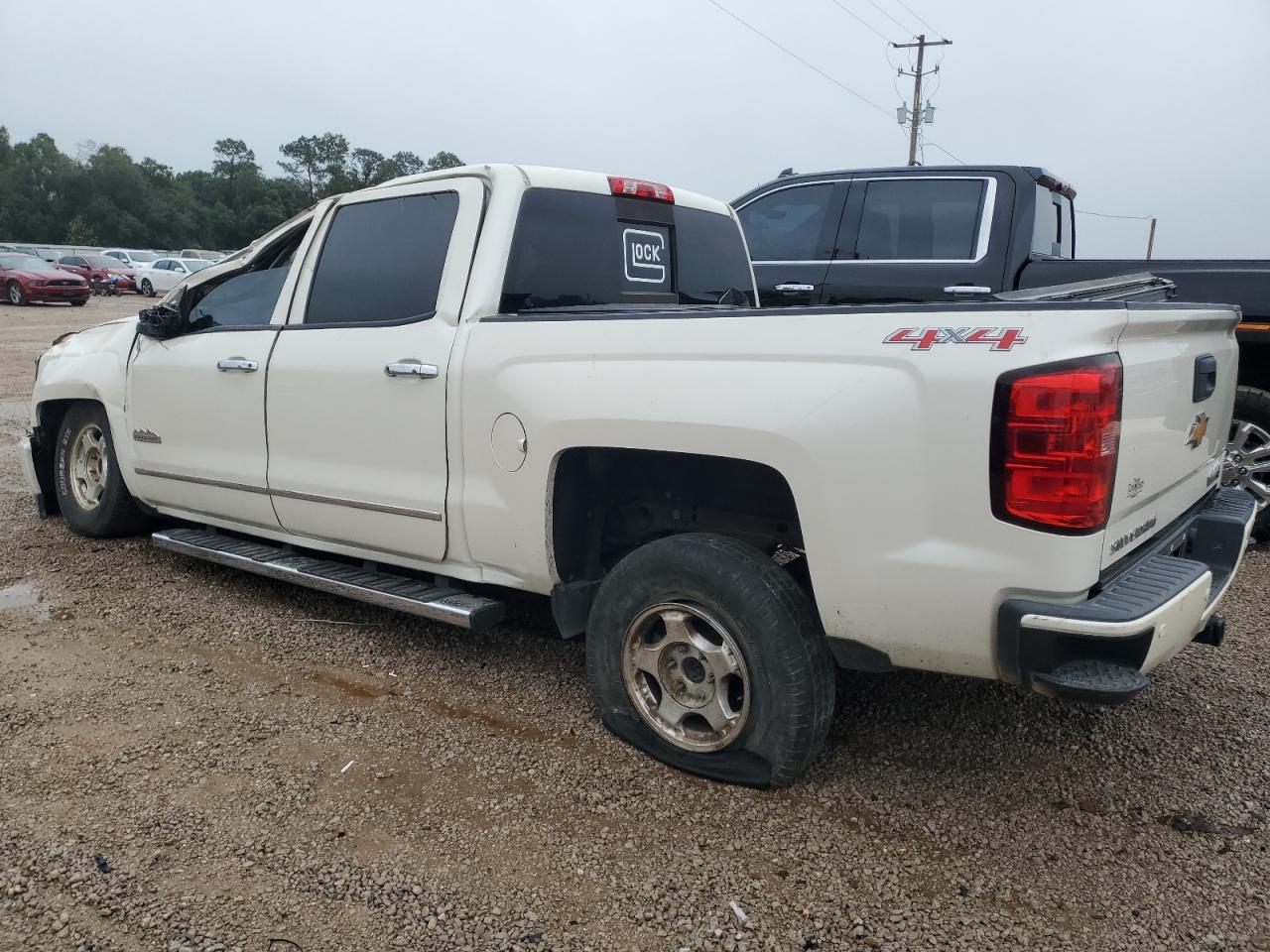 2014 Chevrolet Silverado K1500 High Country White vin: 3GCUKTEC6EG475364