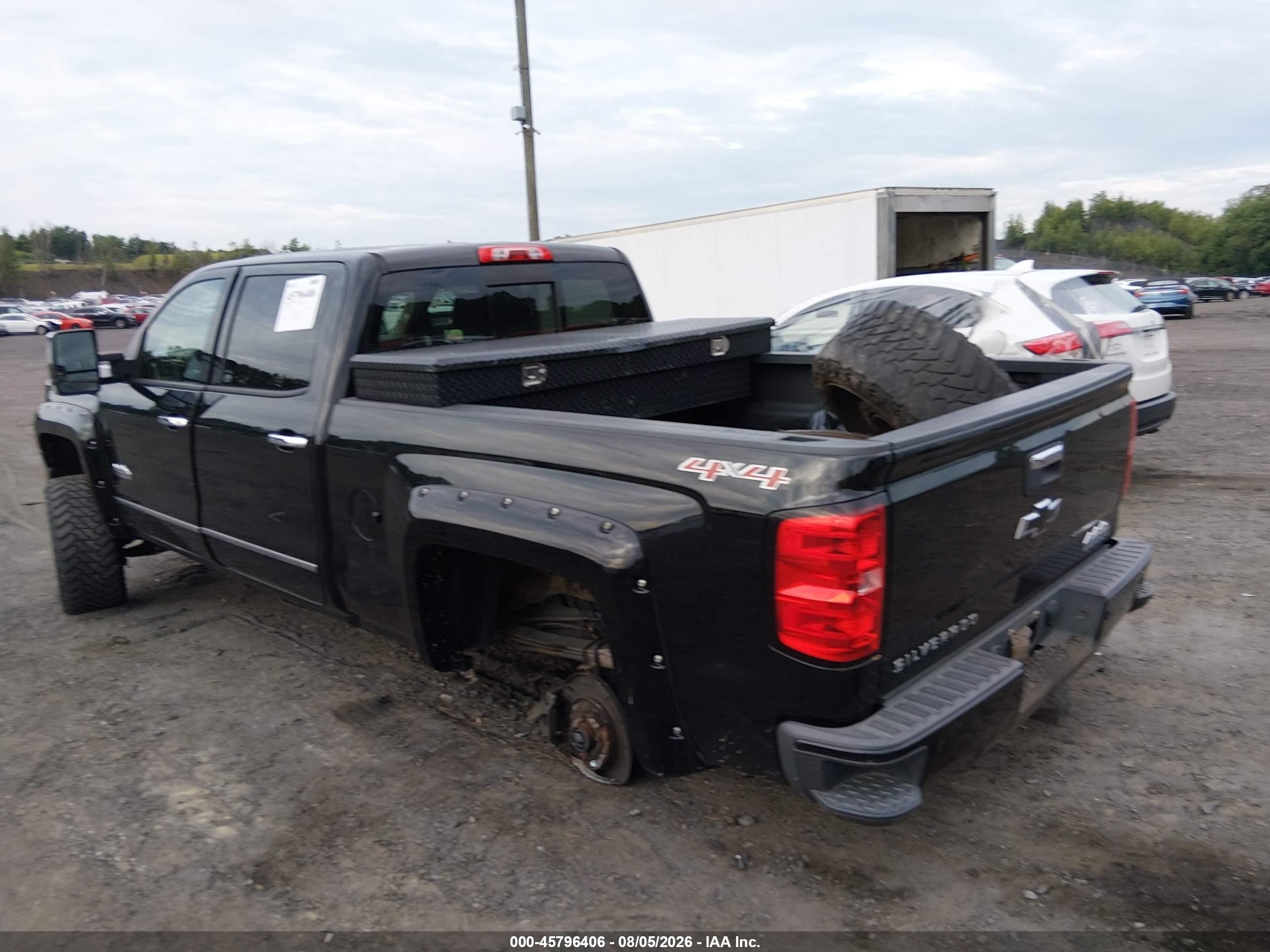 2014 Chevrolet Silverado 1500 High Country Black vin: 3GCUKTEC7EG397919
