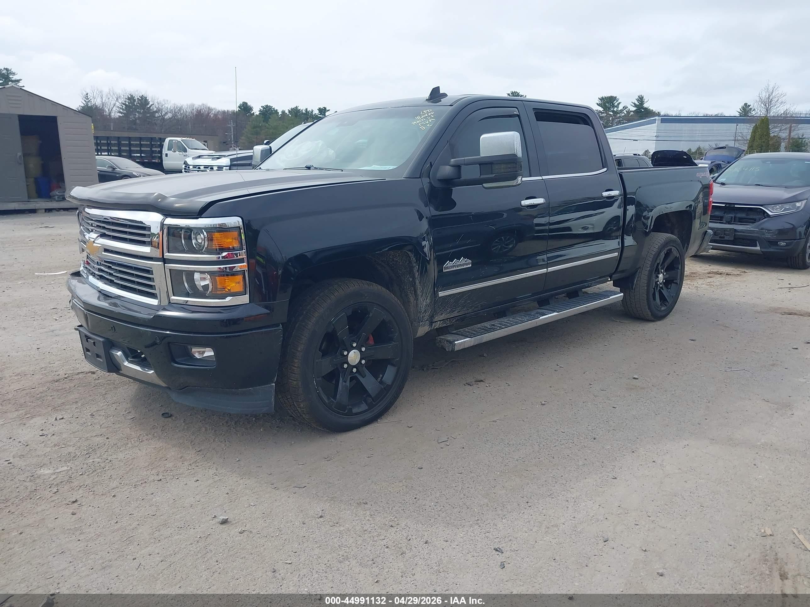 2015 Chevrolet Silverado 1500 High Country Black vin: 3GCUKTEC7FG286952