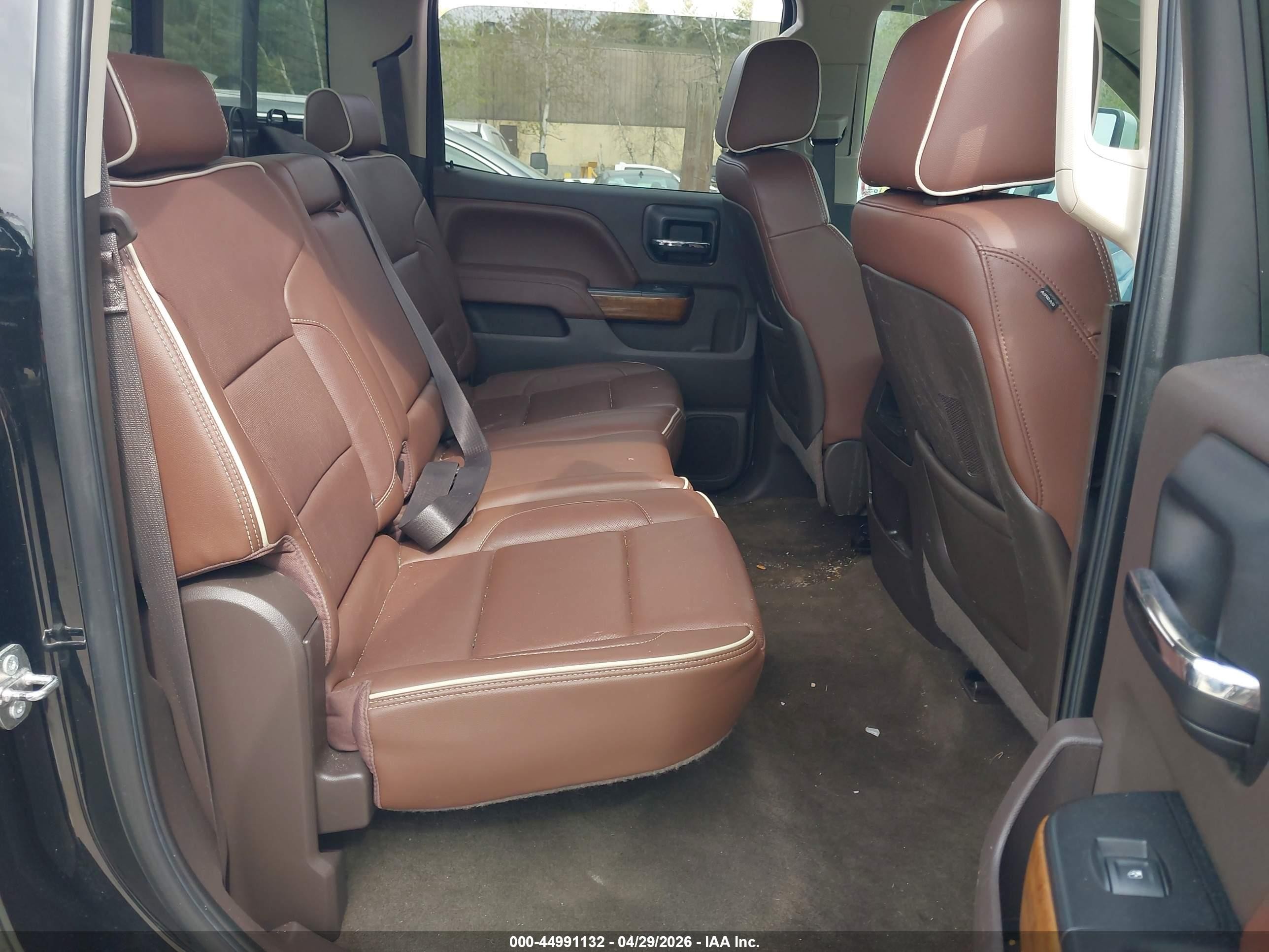 2015 Chevrolet Silverado 1500 High Country Black vin: 3GCUKTEC7FG286952