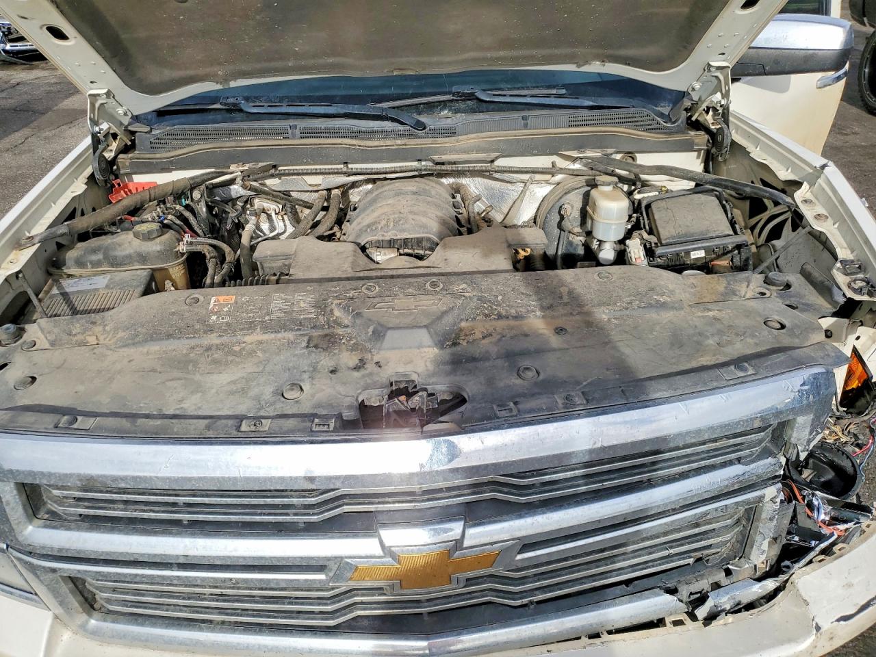 2015 Chevrolet Silverado K1500 High Country White vin: 3GCUKTEC7FG307041