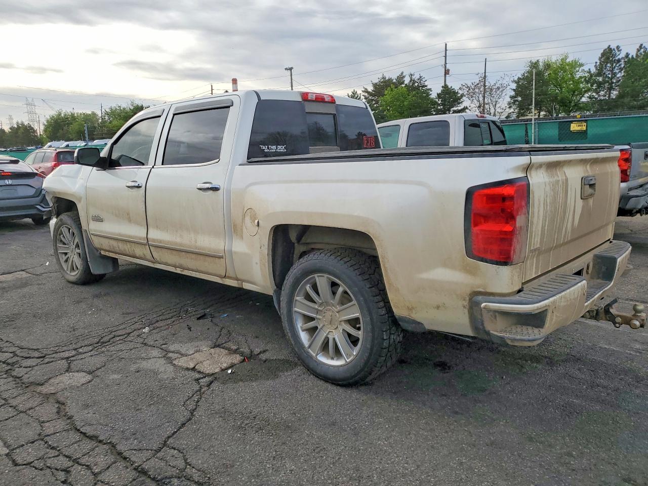 2015 Chevrolet Silverado K1500 High Country White vin: 3GCUKTEC7FG307041
