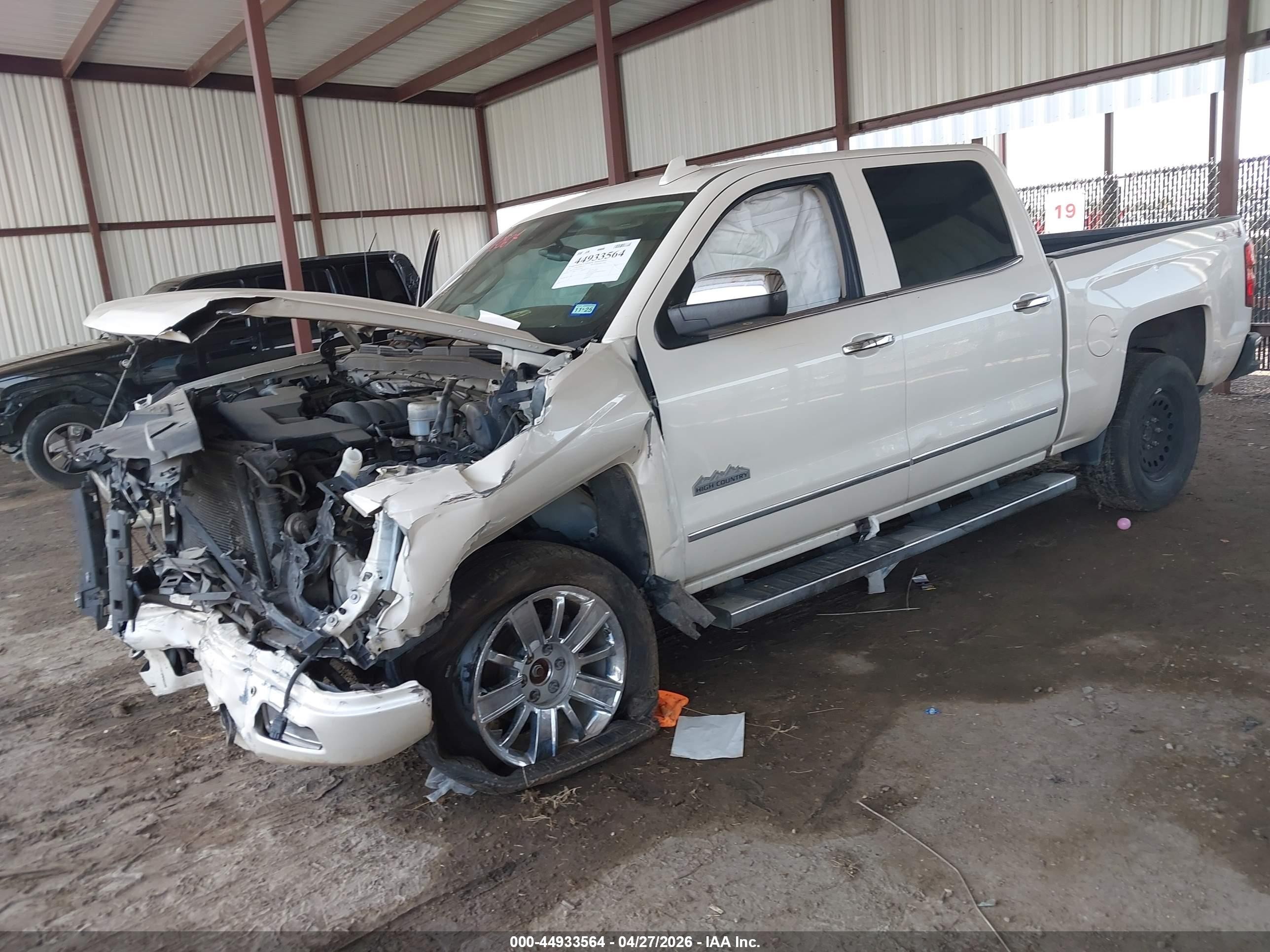 2015 Chevrolet Silverado 1500 High Country Белый vin: 3GCUKTEC8FG143458
