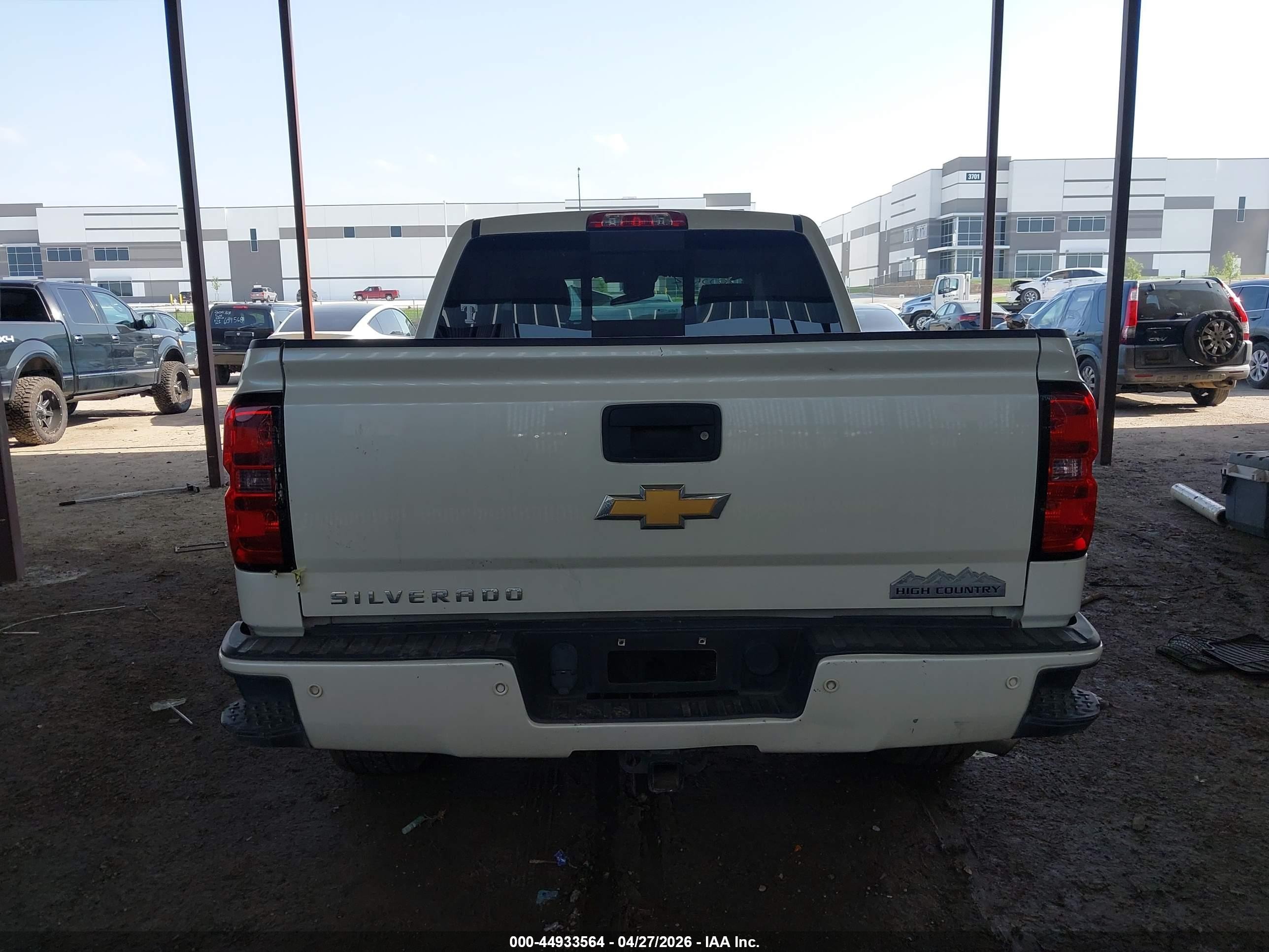 2015 Chevrolet Silverado 1500 High Country Белый vin: 3GCUKTEC8FG143458