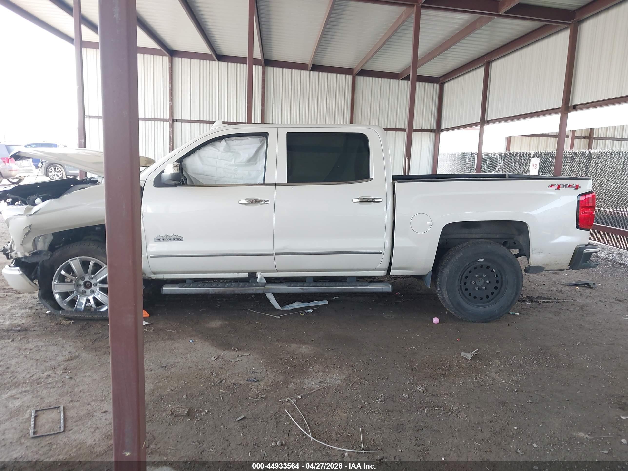 2015 Chevrolet Silverado 1500 High Country Белый vin: 3GCUKTEC8FG143458