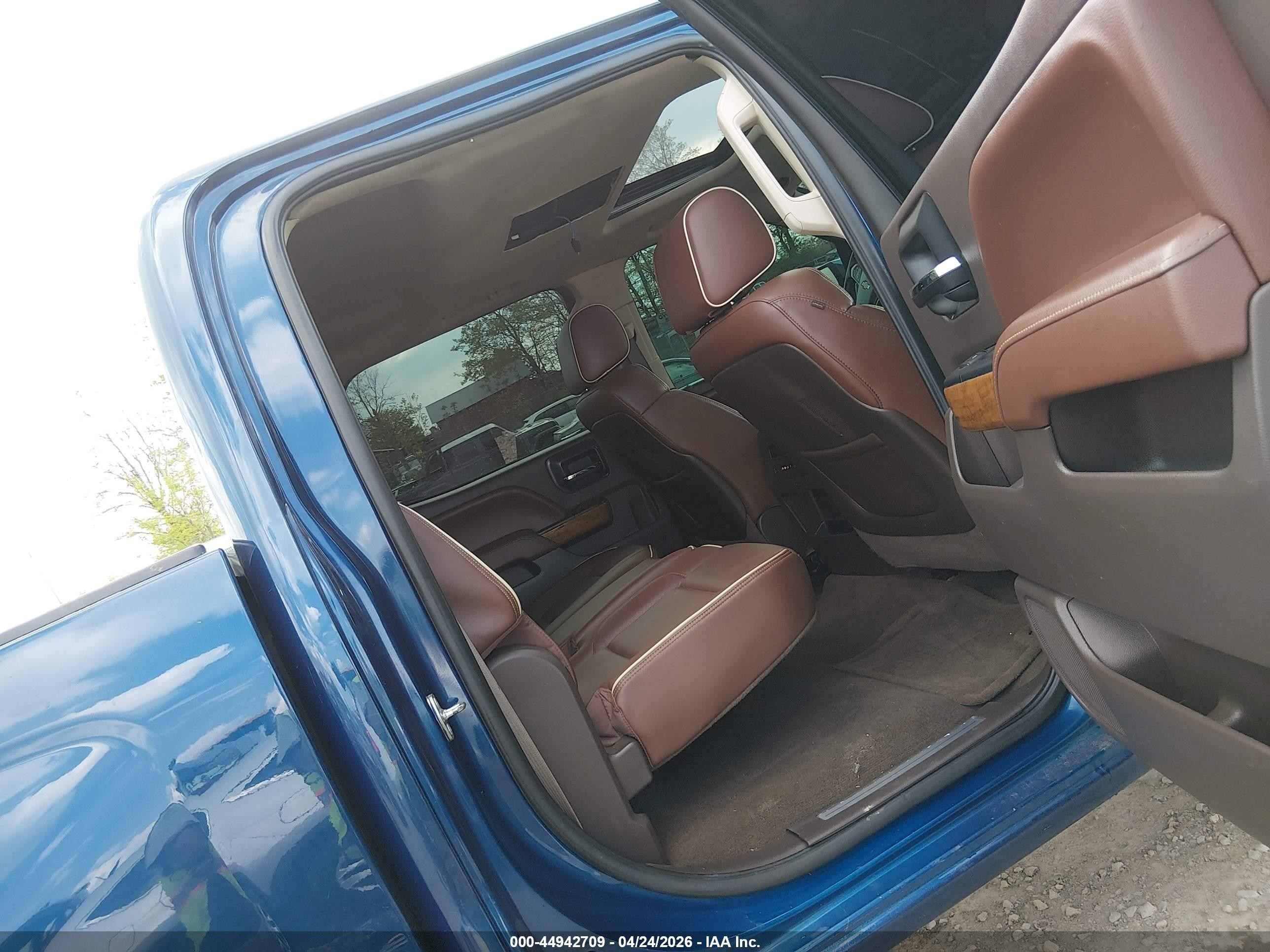 2015 Chevrolet Silverado 1500 High Country Blue vin: 3GCUKTEC8FG248940