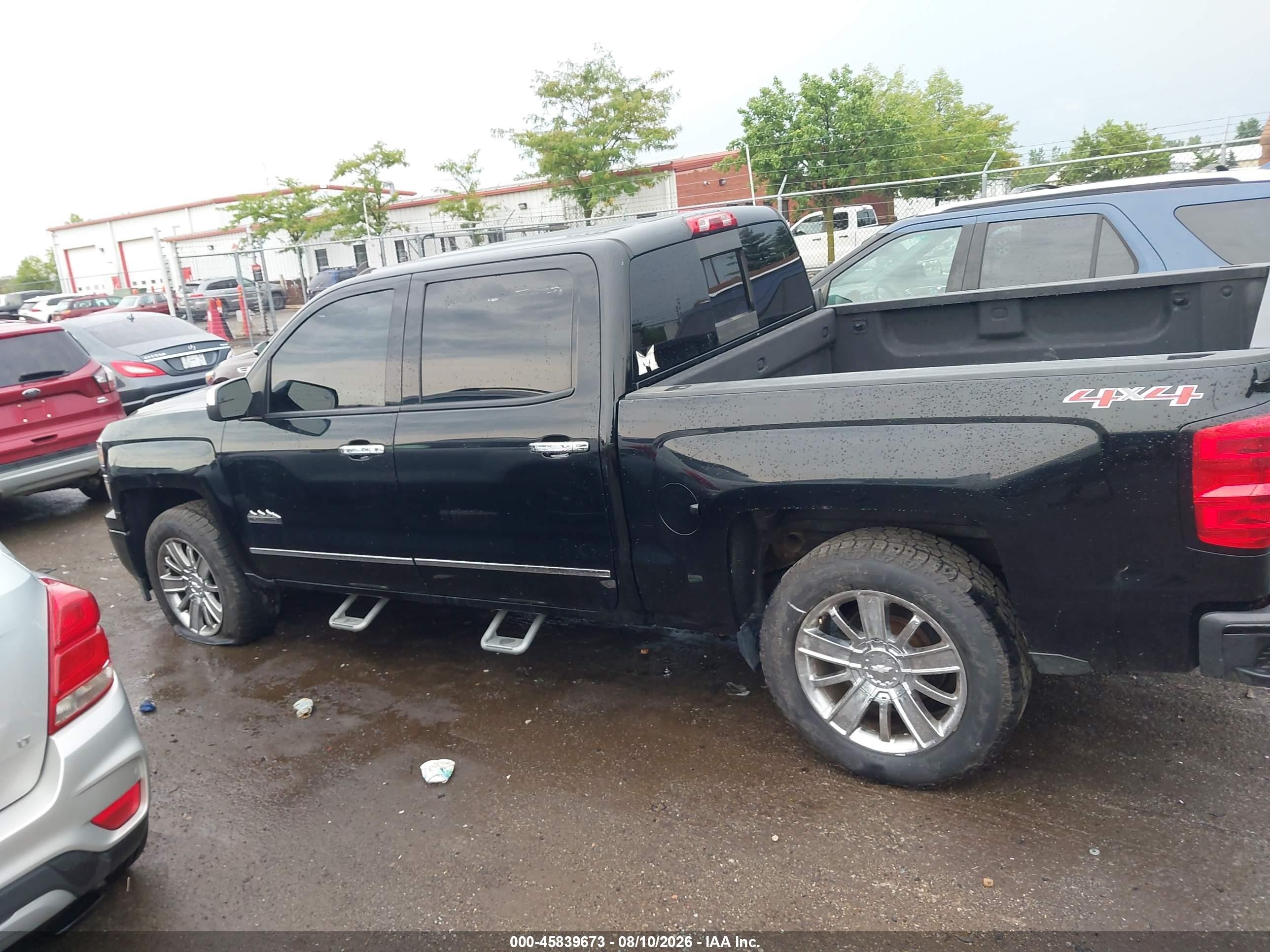 2014 Chevrolet Silverado 1500 High Country Черный vin: 3GCUKTEC9EG501357
