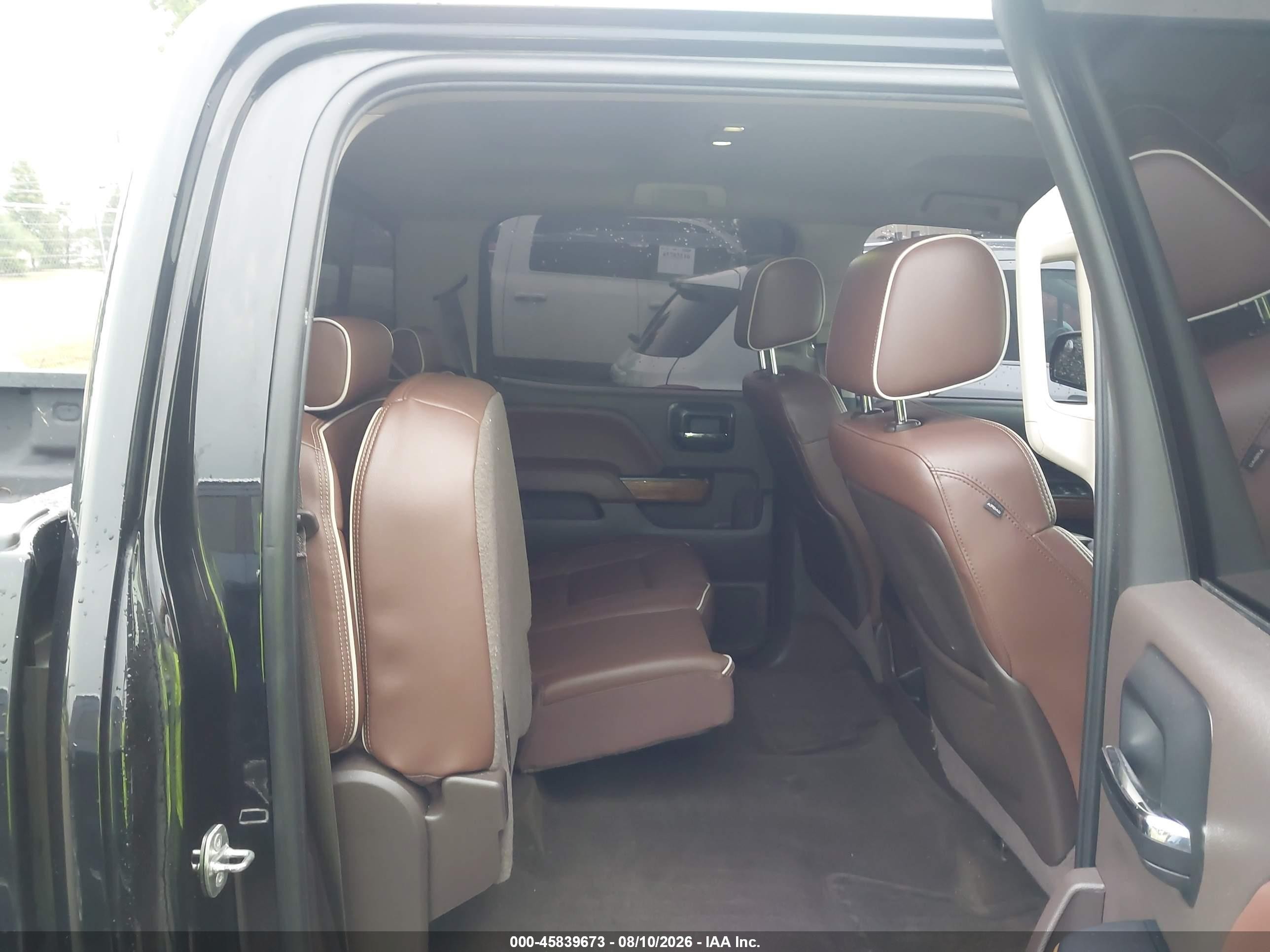 2014 Chevrolet Silverado 1500 High Country Черный vin: 3GCUKTEC9EG501357