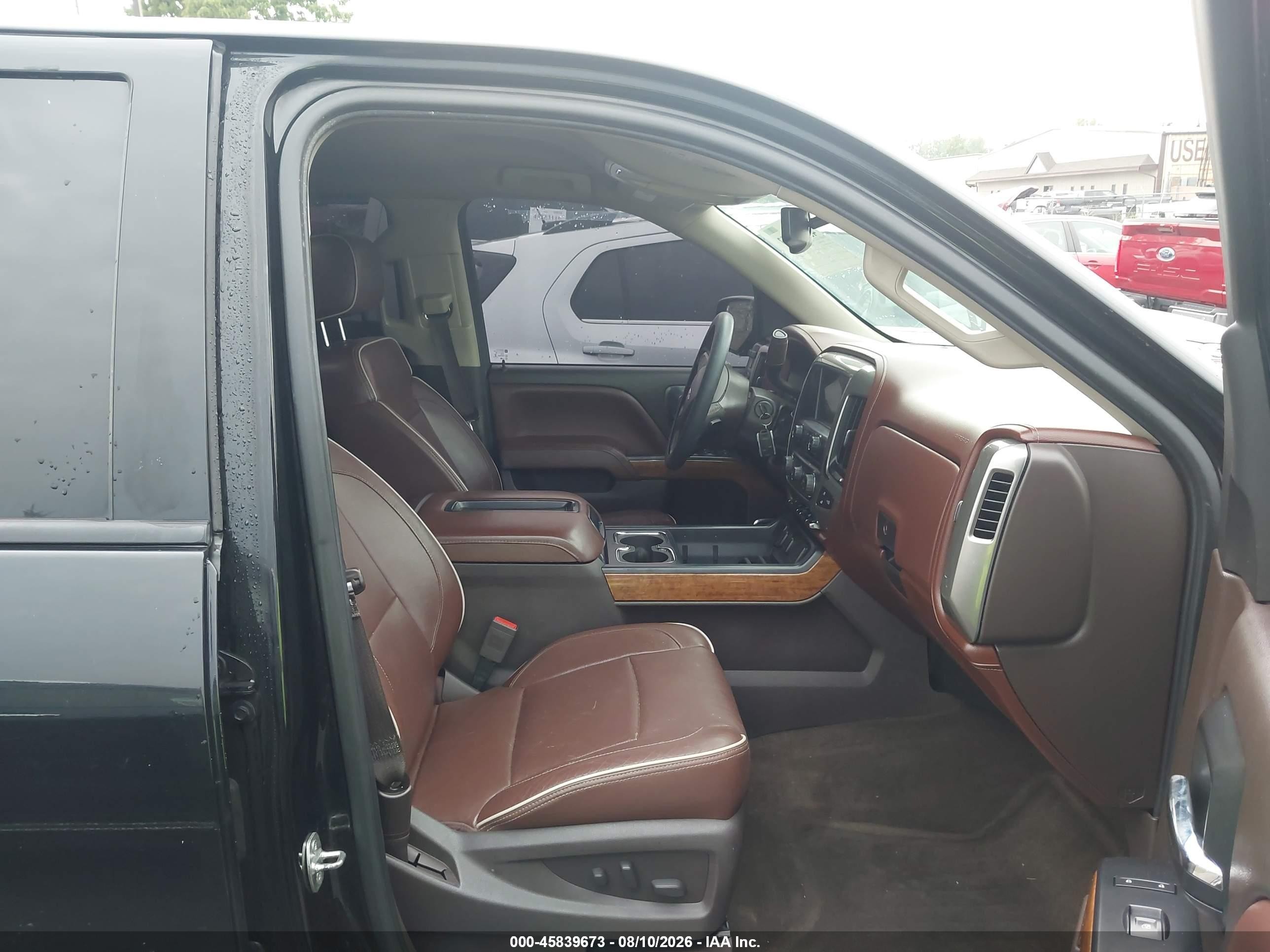 2014 Chevrolet Silverado 1500 High Country Черный vin: 3GCUKTEC9EG501357