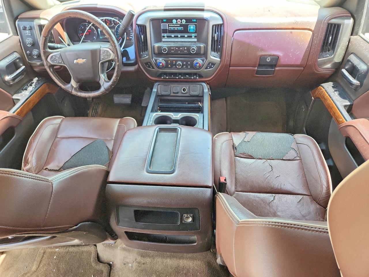2015 Chevrolet Silverado K1500 High Country Burgundy vin: 3GCUKTEC9FG112834