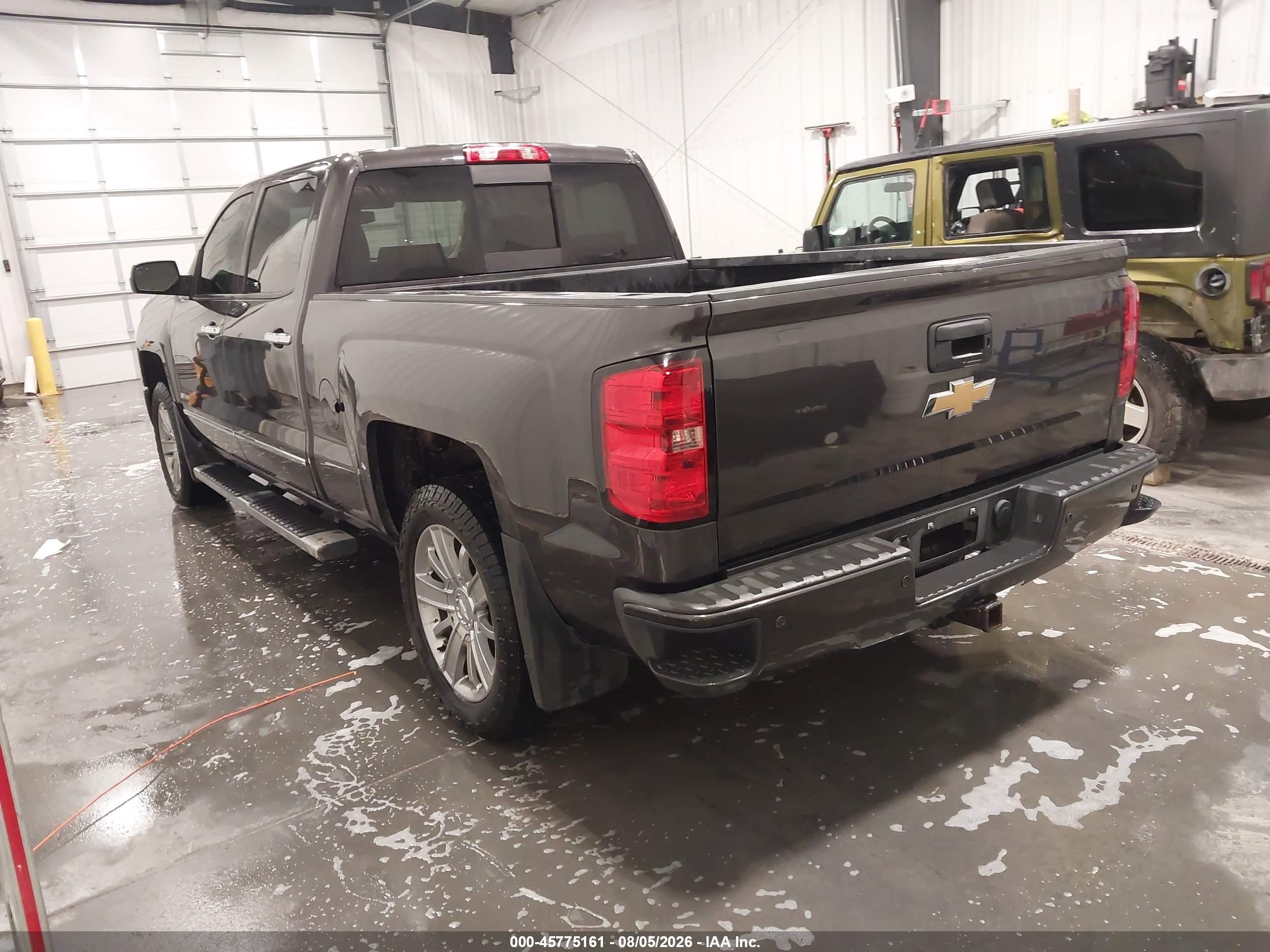 2014 Chevrolet Silverado 1500 High Country Серый vin: 3GCUKTECXEG423512