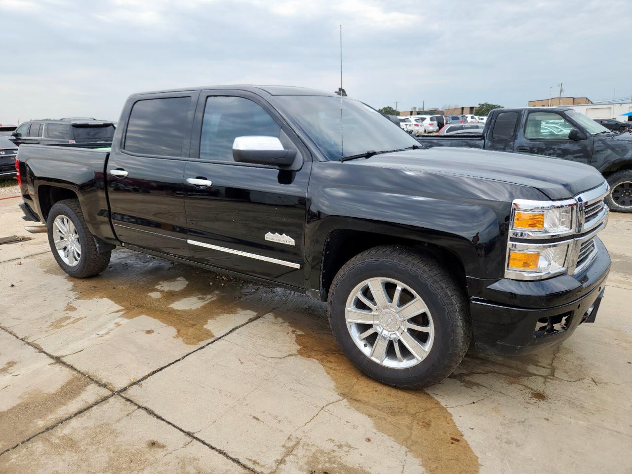 2014 Chevrolet Silverado K1500 High Country Black vin: 3GCUKTEJ0EG309260