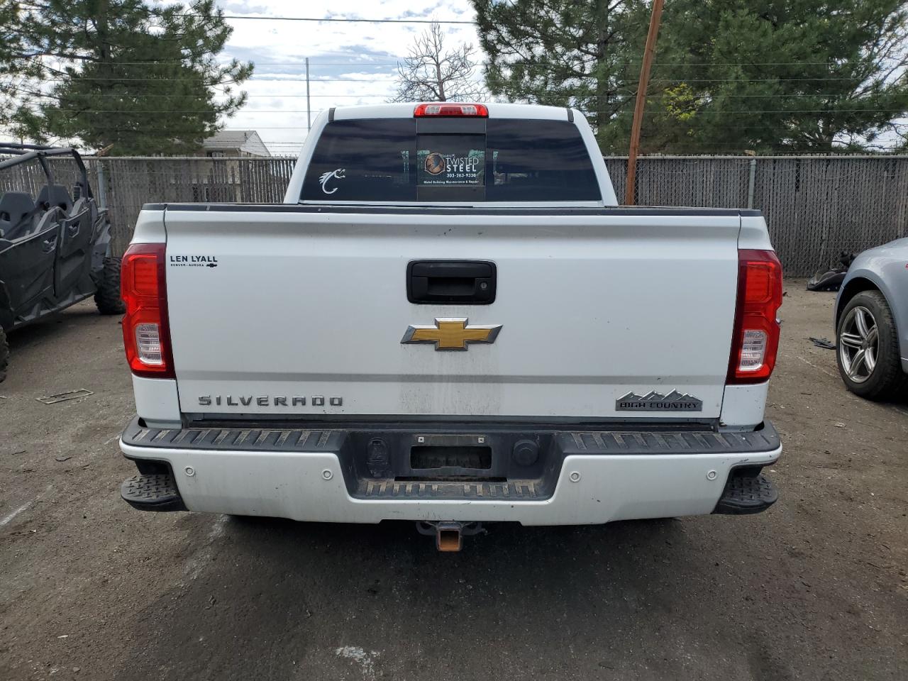 2016 Chevrolet Silverado K1500 High Country White vin: 3GCUKTEJ2GG151748