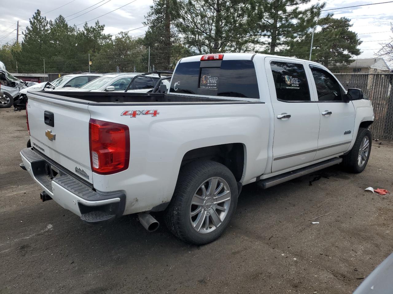 2016 Chevrolet Silverado K1500 High Country White vin: 3GCUKTEJ2GG151748
