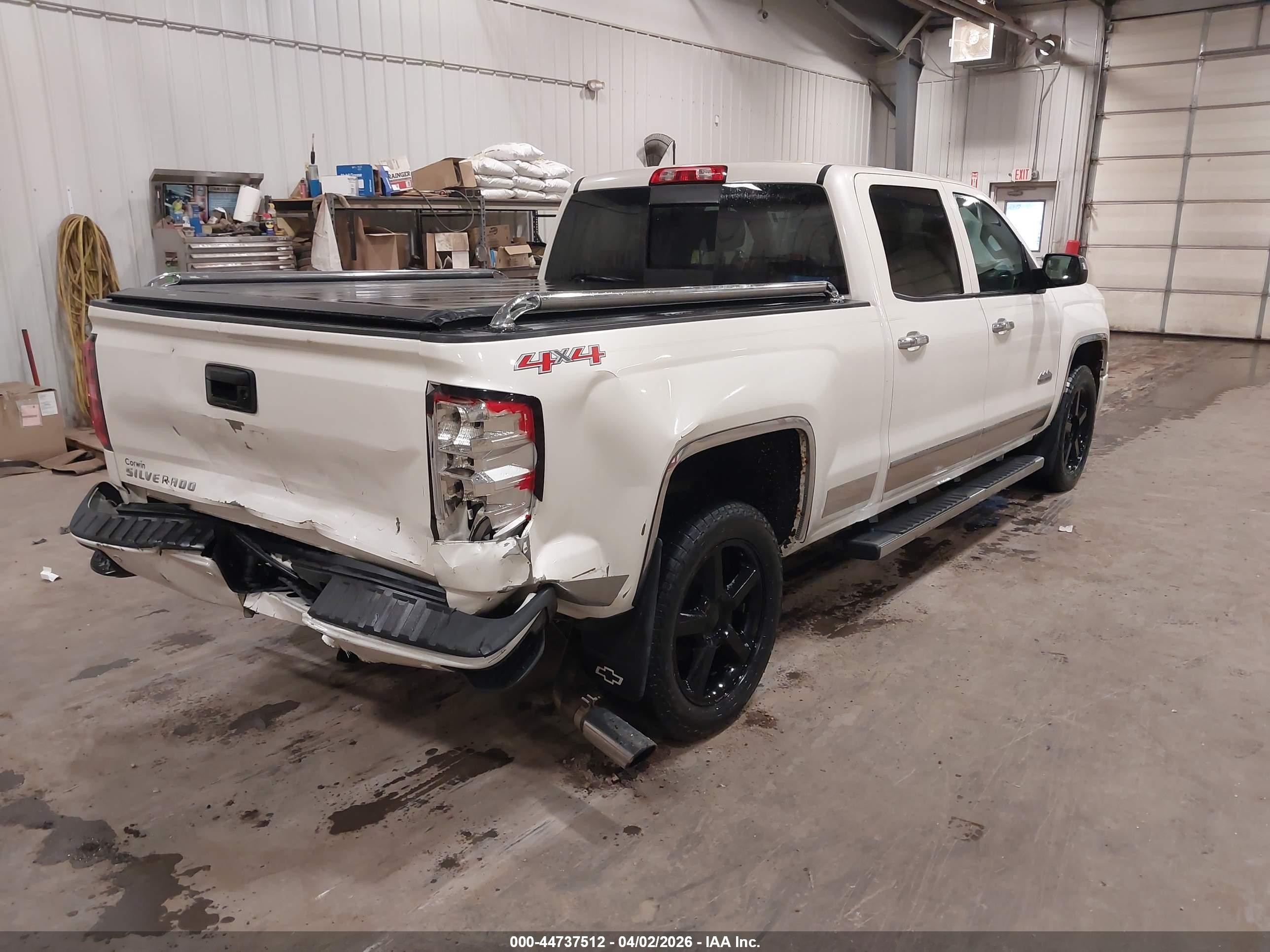 2014 Chevrolet Silverado 1500 High Country Белый vin: 3GCUKTEJ3EG514927