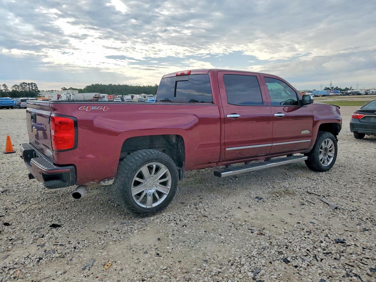 2014 Chevrolet Silverado K1500 High Country Maroon vin: 3GCUKTEJ4EG307513