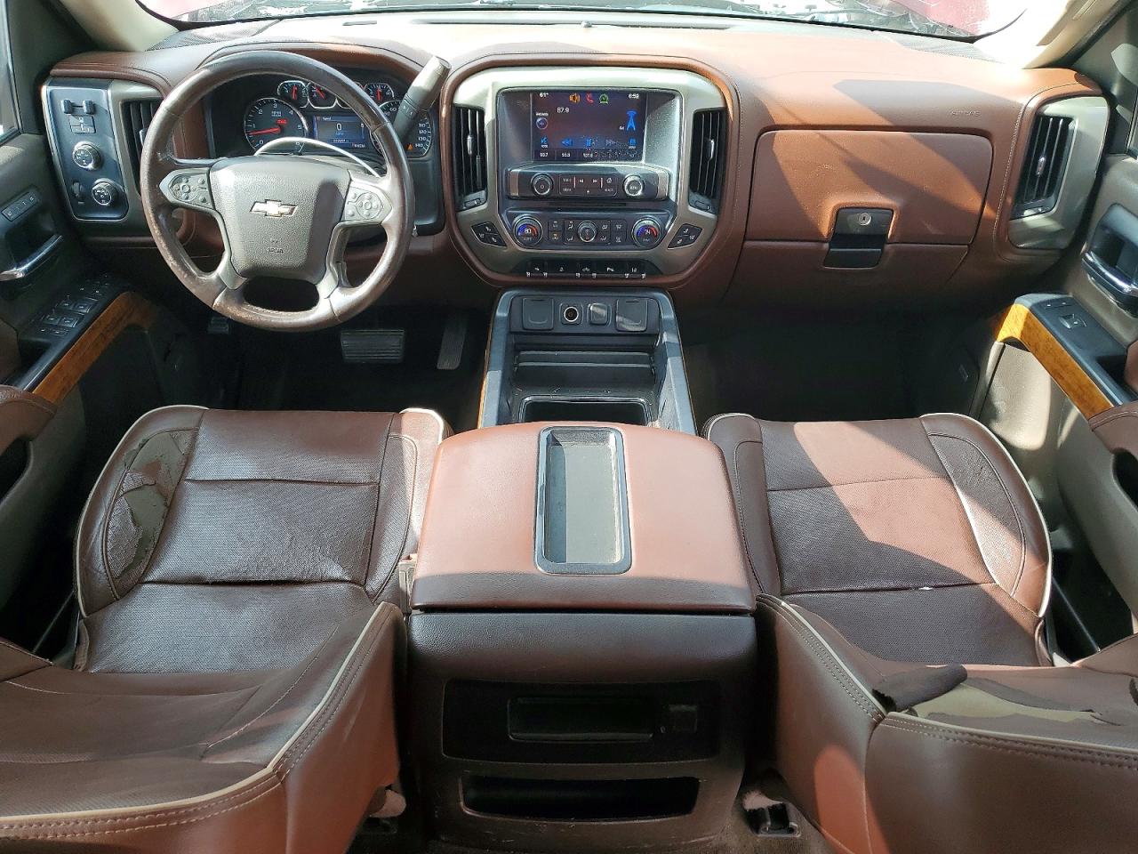 2014 Chevrolet Silverado K1500 High Country Maroon vin: 3GCUKTEJ4EG307513