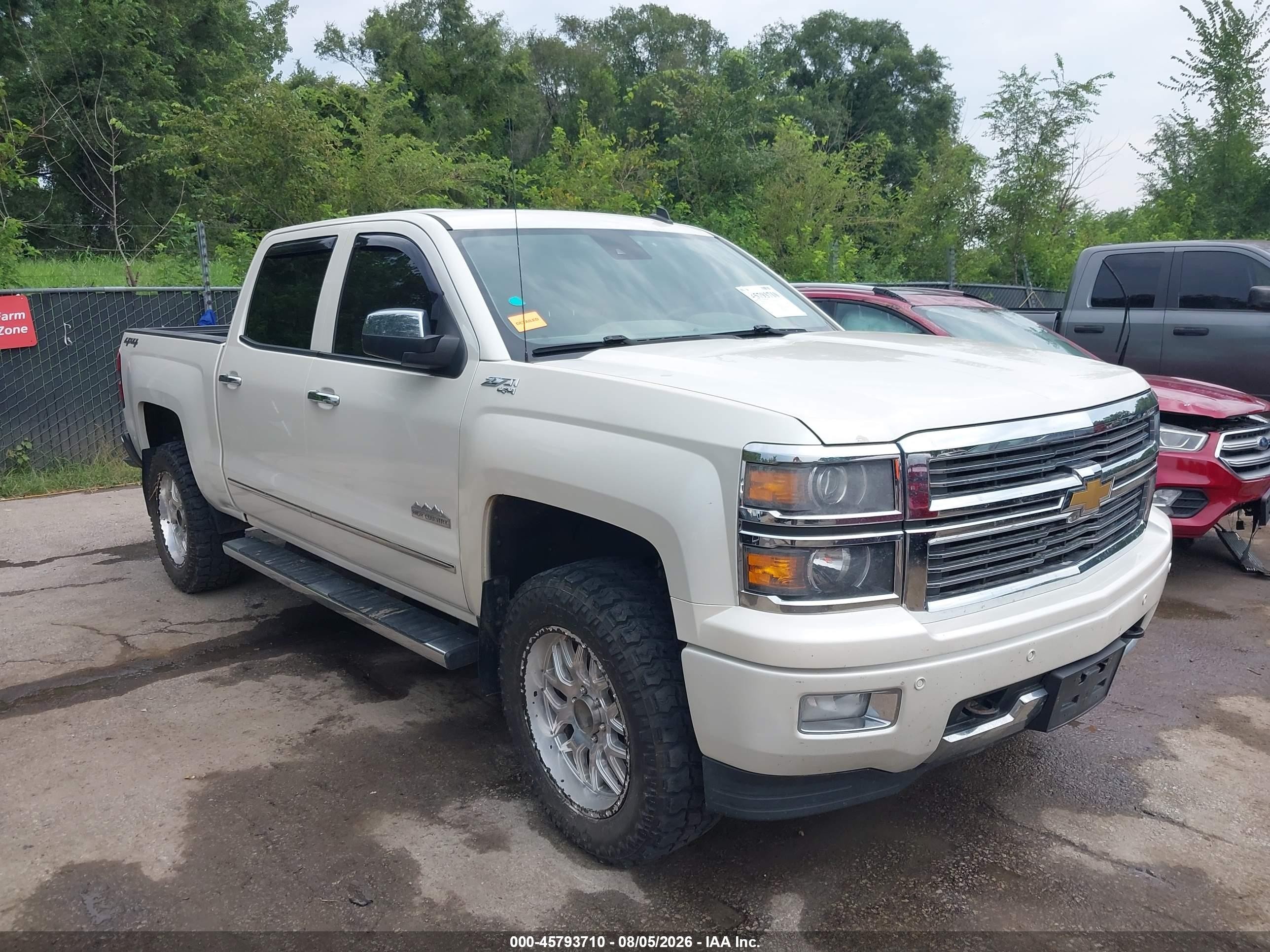2014 Chevrolet Silverado 1500 High Country White vin: 3GCUKTEJ5EG547735