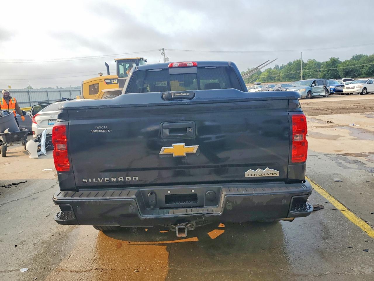 2015 Chevrolet Silverado K1500 High Country Black vin: 3GCUKTEJ5FG323026