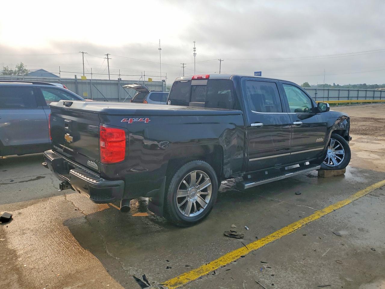 2015 Chevrolet Silverado K1500 High Country Black vin: 3GCUKTEJ5FG323026