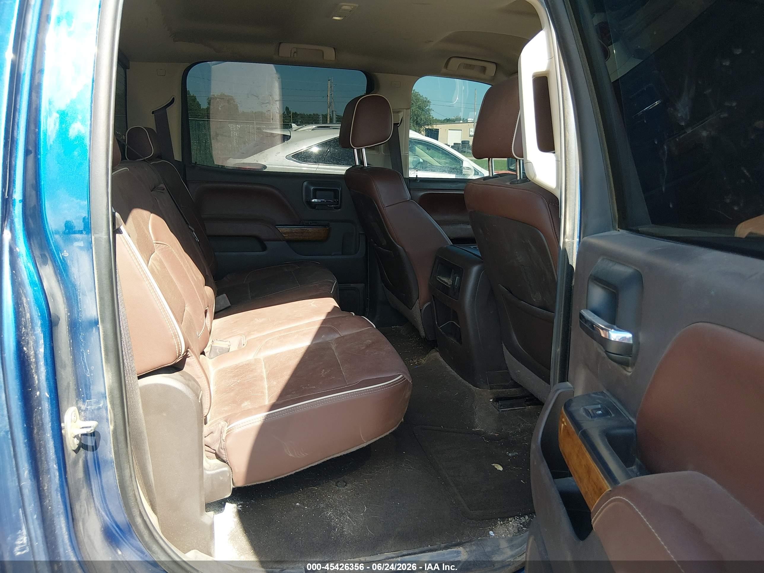 2015 Chevrolet Silverado 1500 High Country Синий vin: 3GCUKTEJ5FG326721