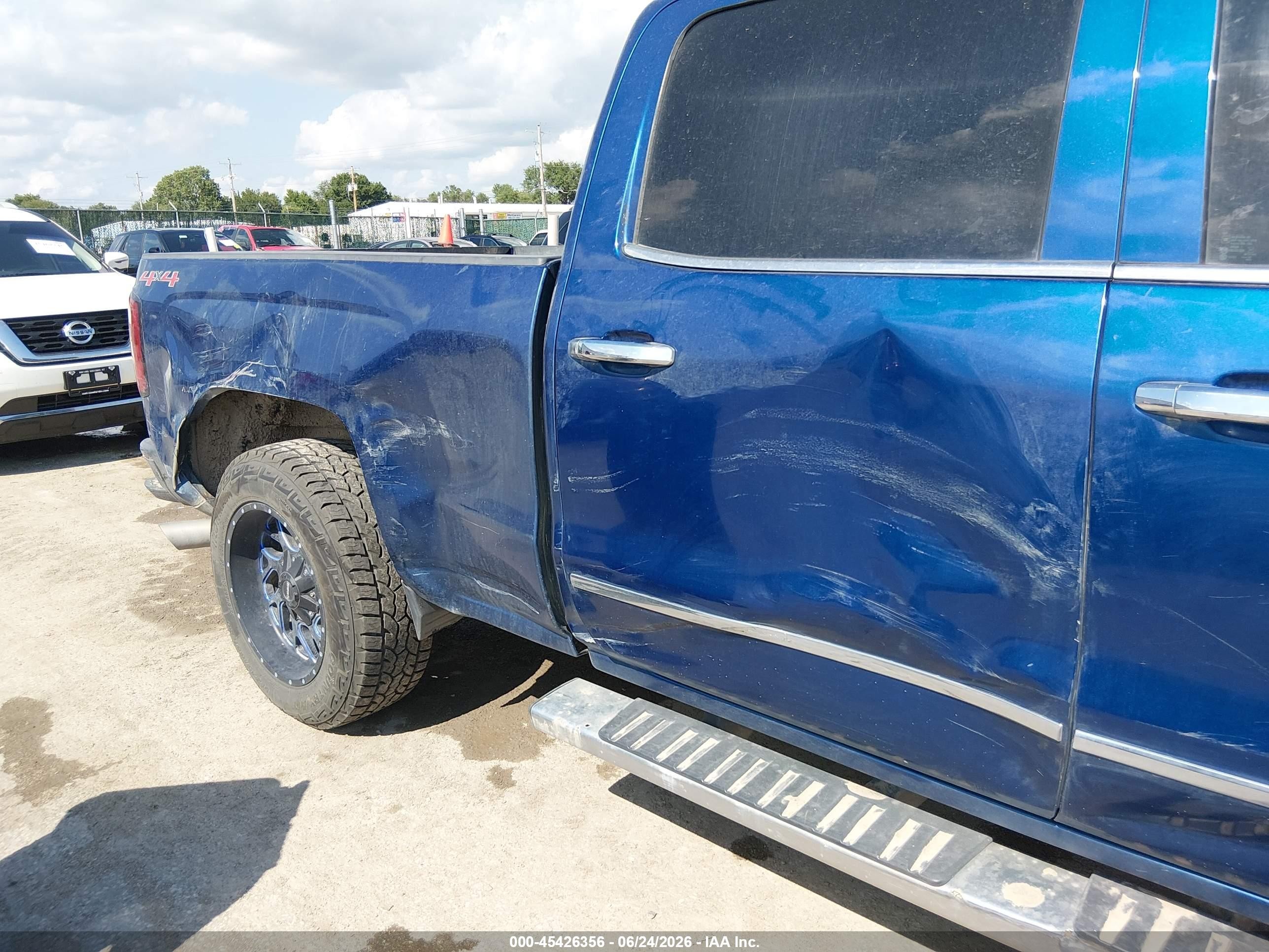 2015 Chevrolet Silverado 1500 High Country Синий vin: 3GCUKTEJ5FG326721