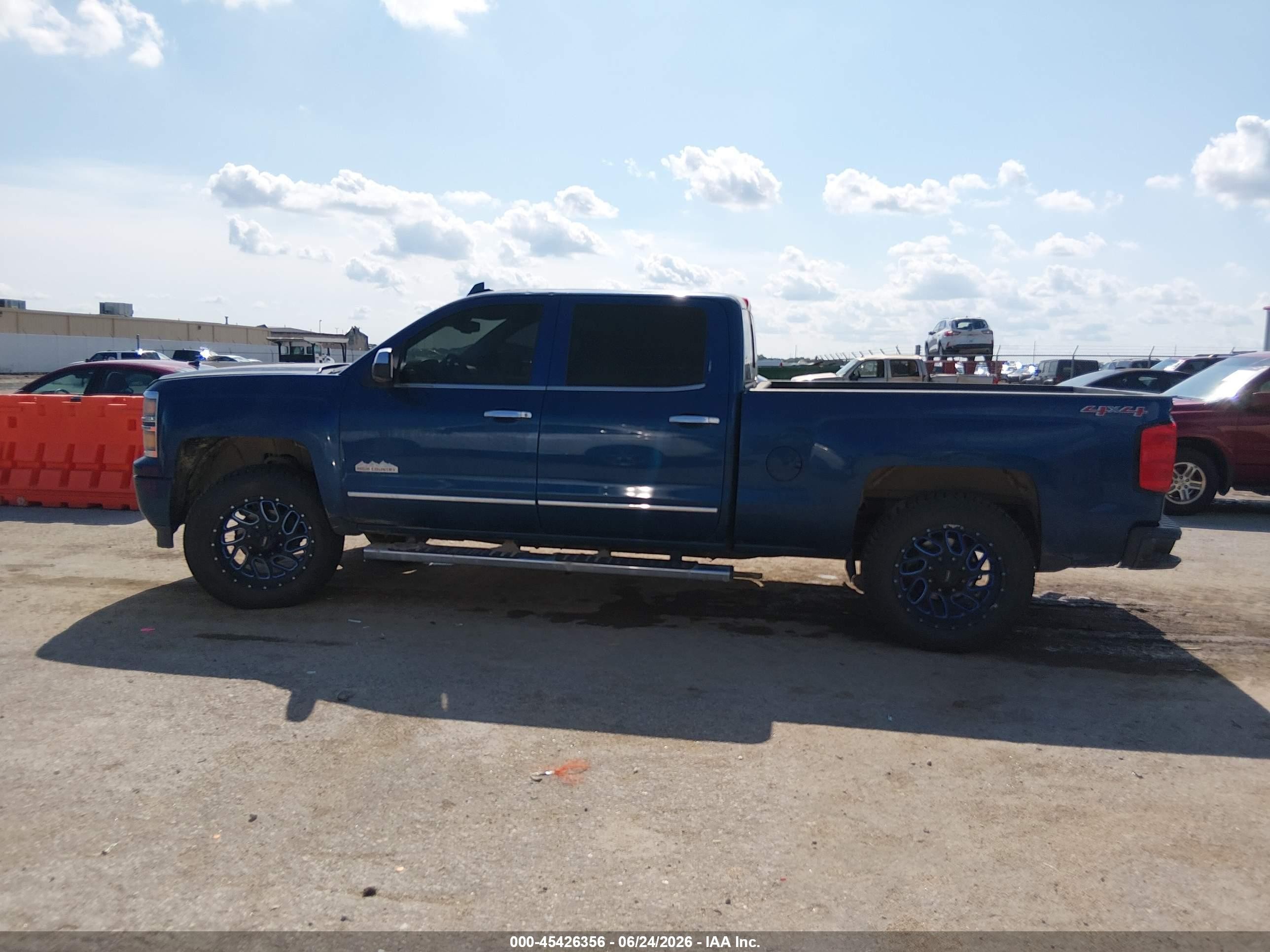 2015 Chevrolet Silverado 1500 High Country Синий vin: 3GCUKTEJ5FG326721