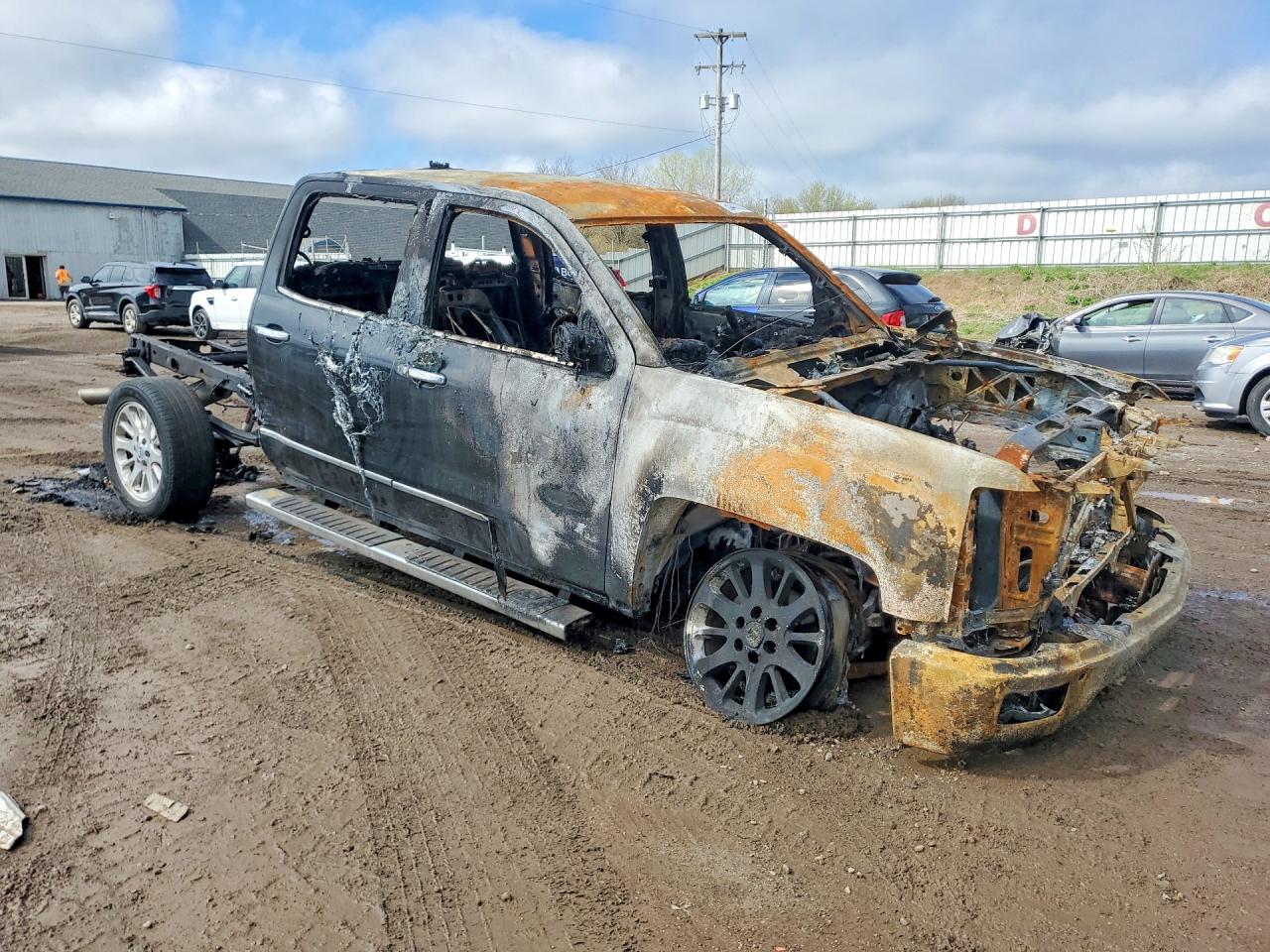 2015 Chevrolet Silverado K1500 High Country Burn vin: 3GCUKTEJ7FG515726