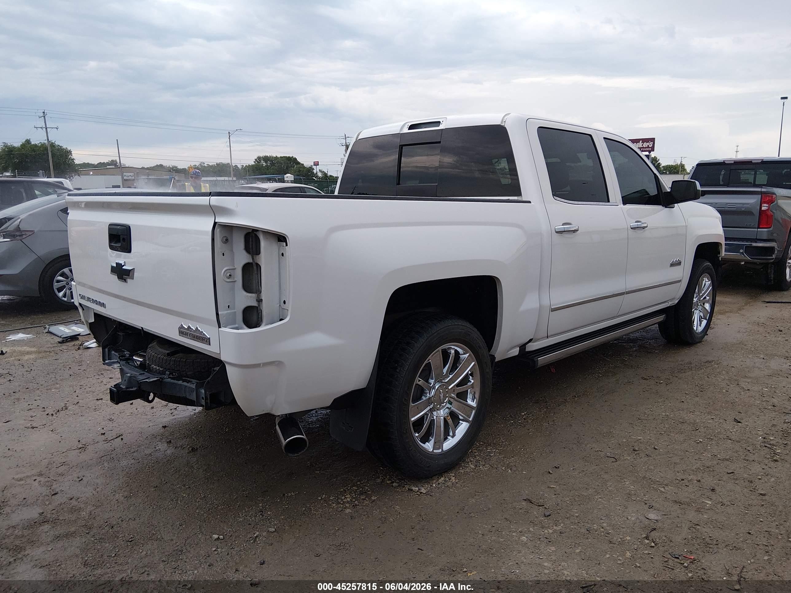 2018 Chevrolet Silverado 1500 High Country Белый vin: 3GCUKTEJ8JG145105