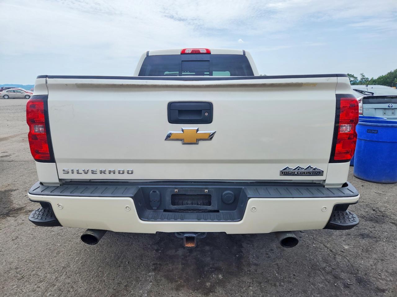 2015 Chevrolet Silverado K1500 High Country White vin: 3GCUKTEJ9FG200510