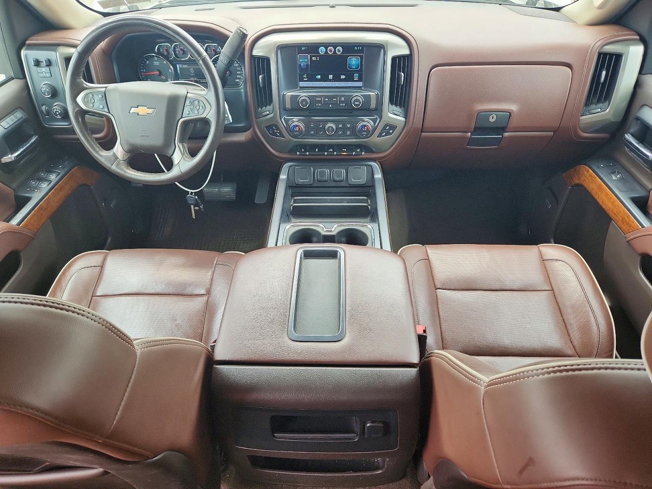 2015 Chevrolet Silverado K1500 High Country White vin: 3GCUKTEJ9FG200510