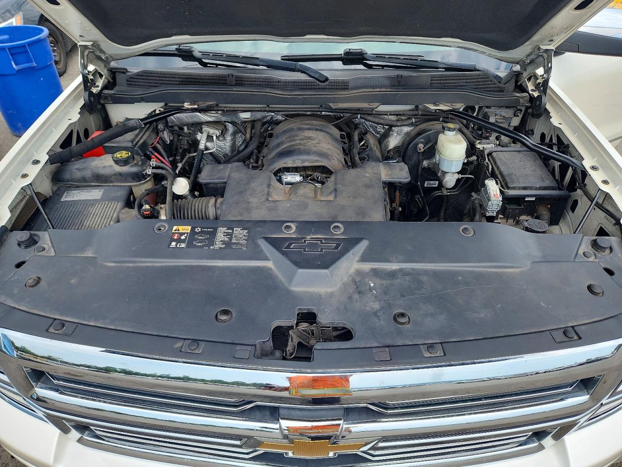 2015 Chevrolet Silverado K1500 High Country White vin: 3GCUKTEJ9FG200510