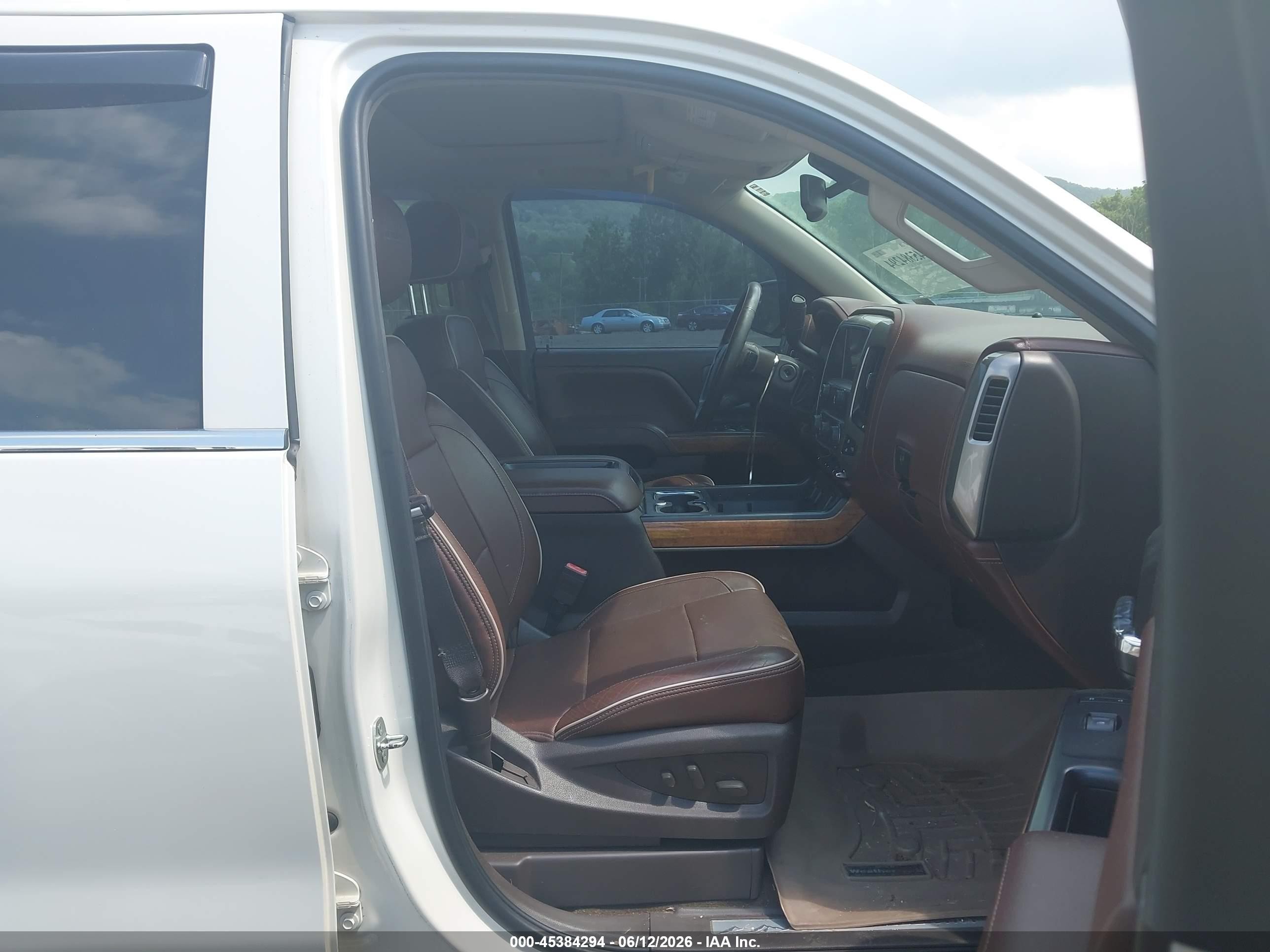 2014 Chevrolet Silverado 1500 High Country White vin: 3GCUKTEJXEG516626