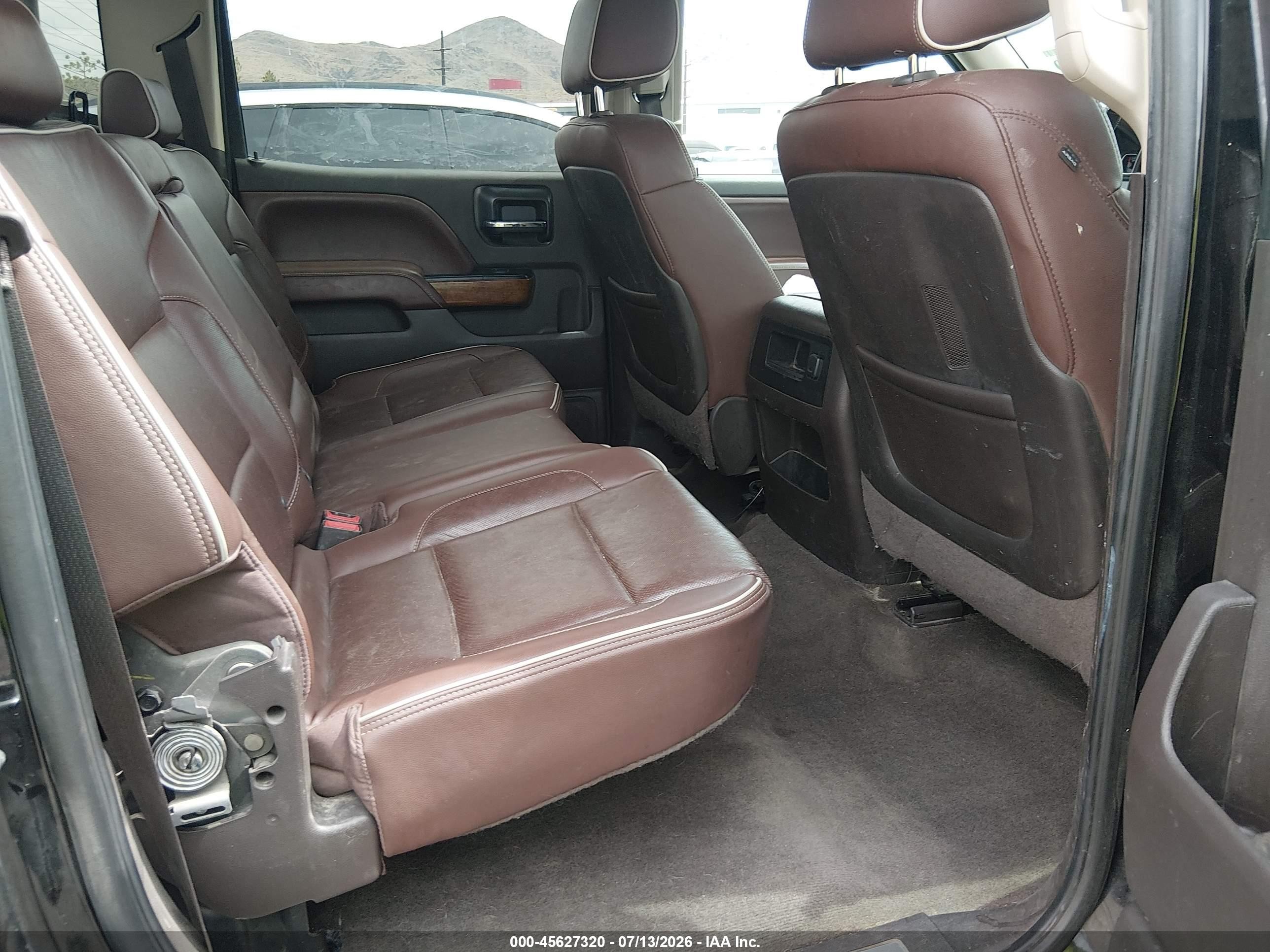 2015 Chevrolet Silverado 1500 High Country Черный vin: 3GCUKTEJXFG498498