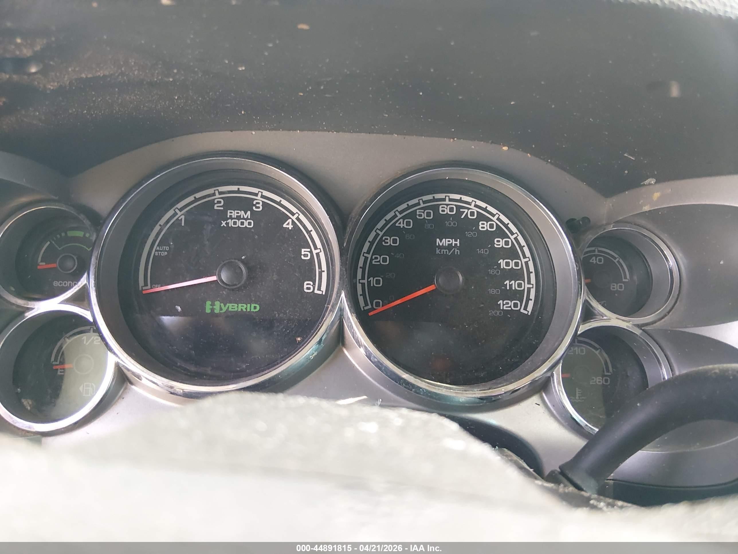 2011 Chevrolet Silverado 1500 Hybrid 1hy Gray vin: 3GCUKUEJ6BG103684