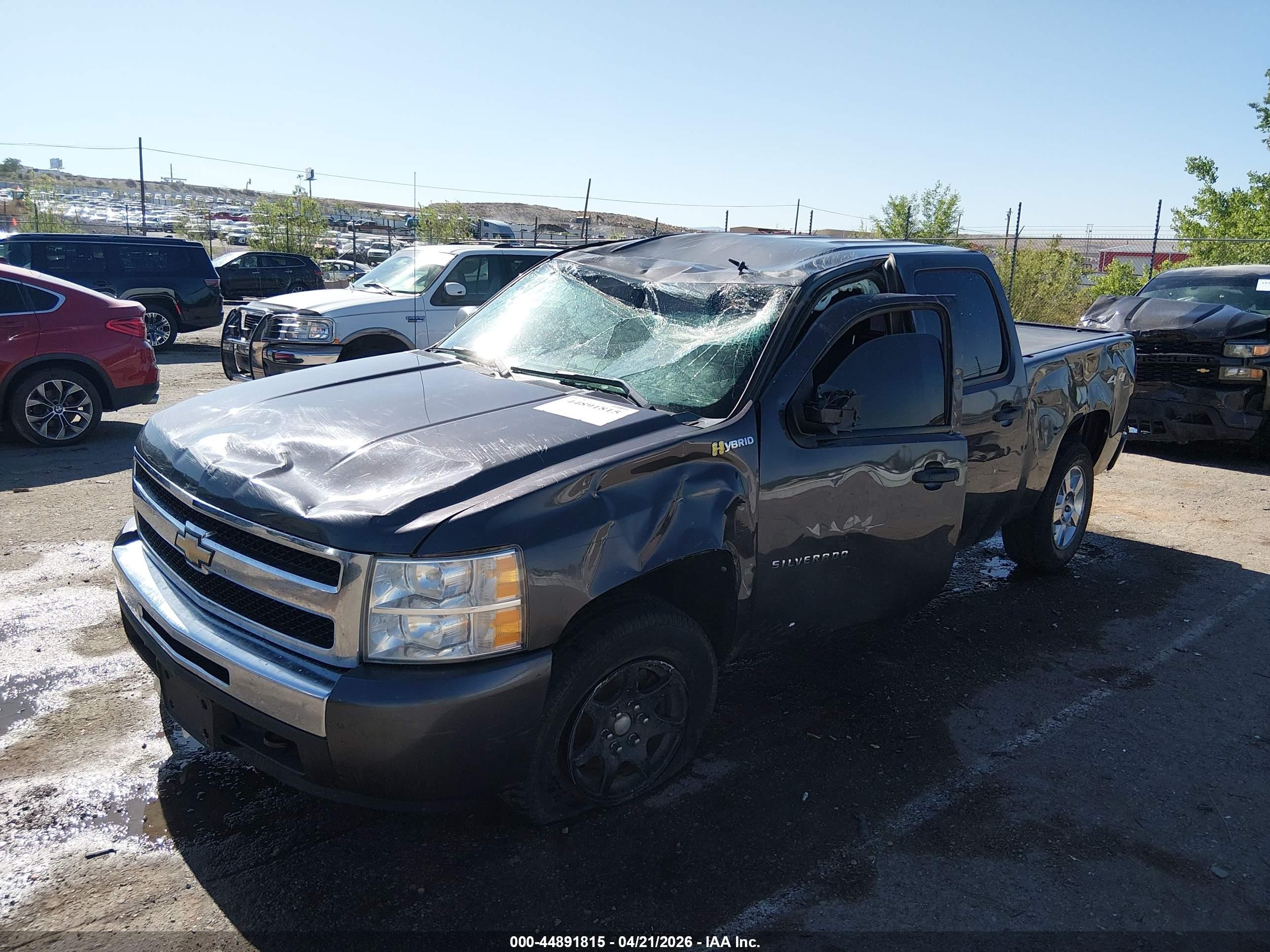 2011 Chevrolet Silverado 1500 Hybrid 1hy Gray vin: 3GCUKUEJ6BG103684