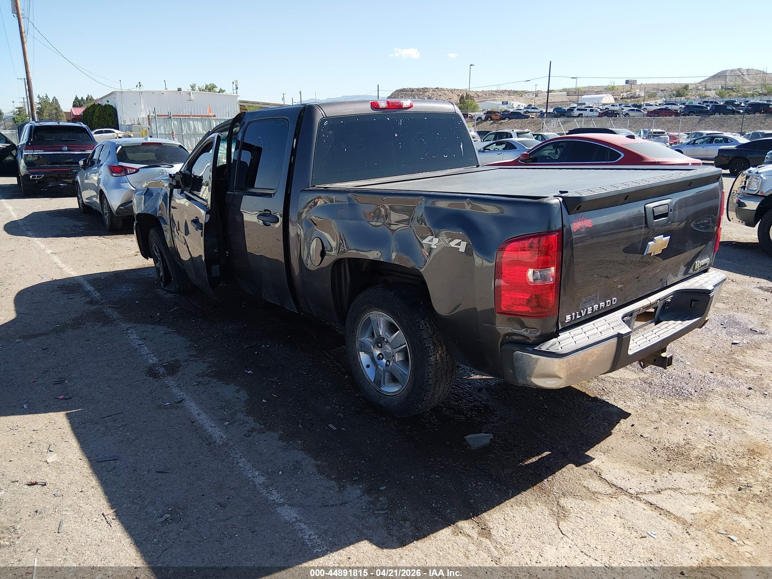 2011 Chevrolet Silverado 1500 Hybrid 1hy Gray vin: 3GCUKUEJ6BG103684