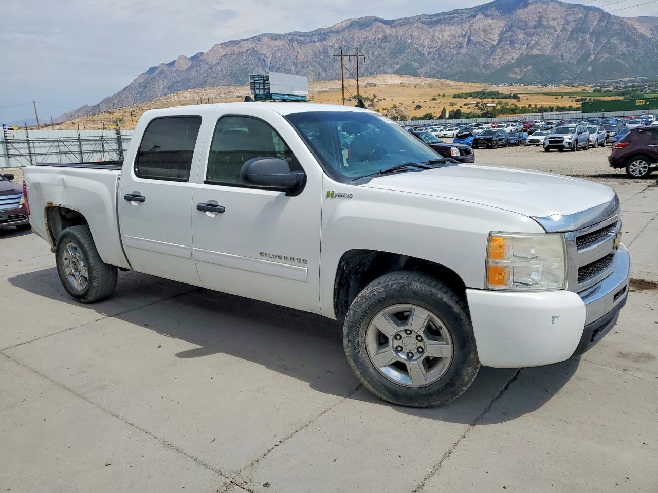 2011 Chevrolet Silverado K1500 Hybrid Белый vin: 3GCUKUEJXBG130158
