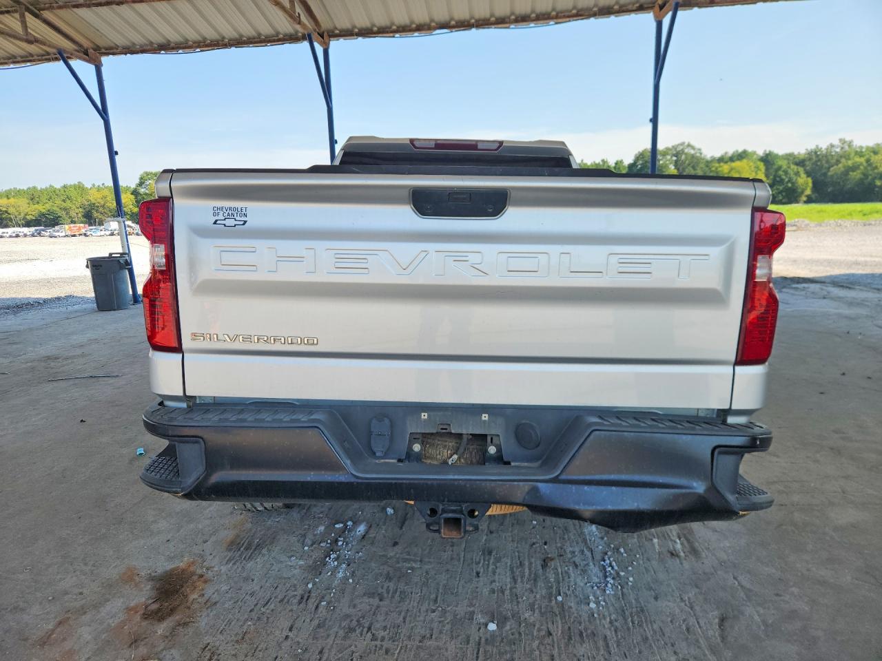 2020 Chevrolet Silverado K1500 Серебряный vin: 3GCUYAEF5LG393667