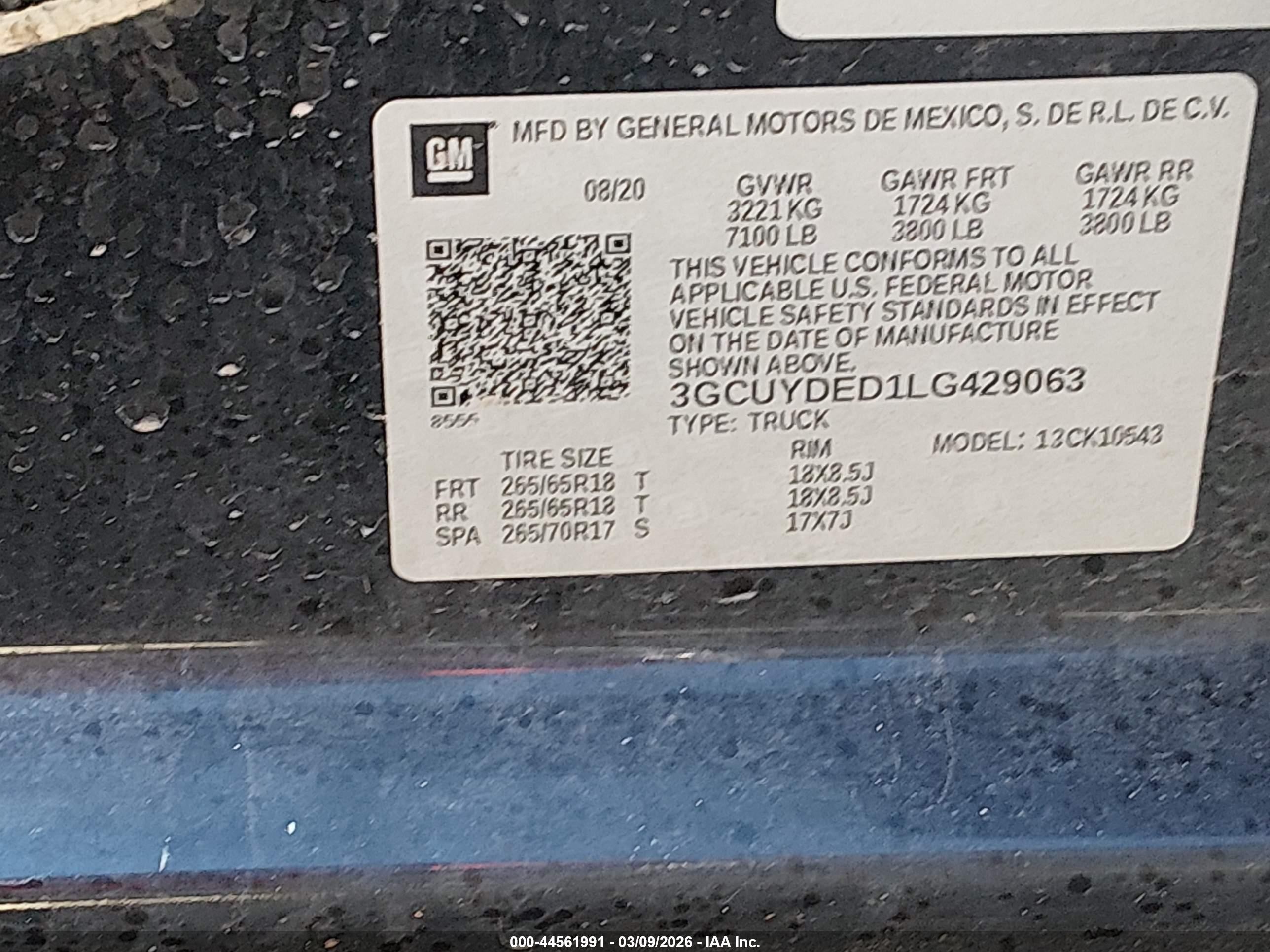 2020 Chevrolet Silverado 1500 4wd  Short Bed Lt Black vin: 3GCUYDED1LG429063