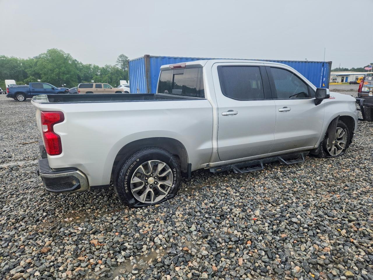 2021 Chevrolet Silverado K1500 Lt Gray vin: 3GCUYDED3MG123726