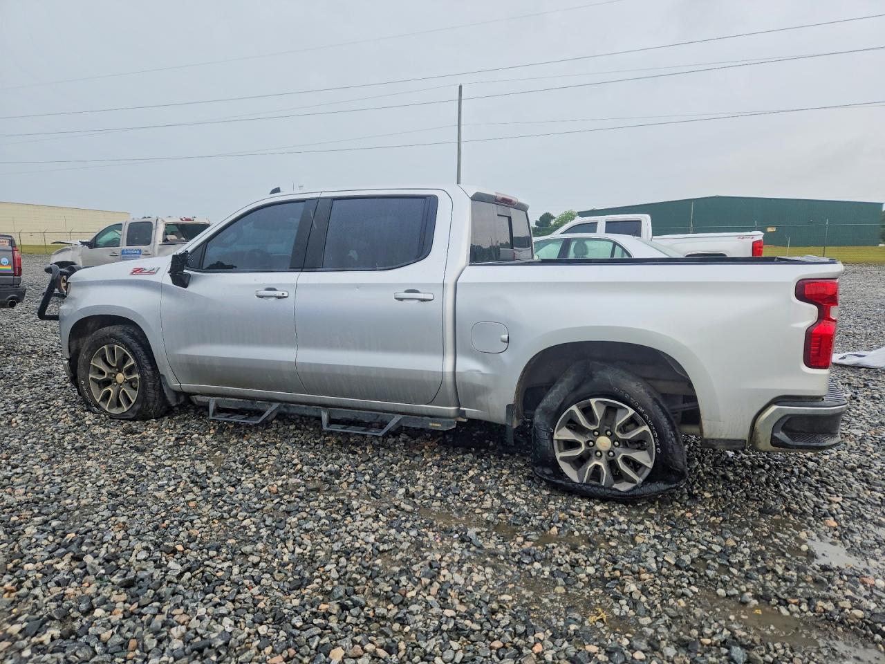 2021 Chevrolet Silverado K1500 Lt Gray vin: 3GCUYDED3MG123726