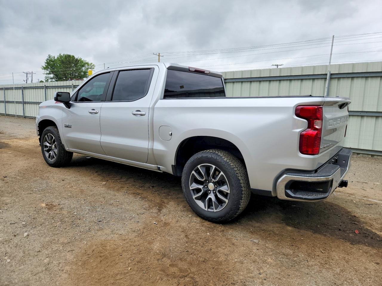 2020 Chevrolet Silverado K1500 Lt Silver vin: 3GCUYDED5LG201518