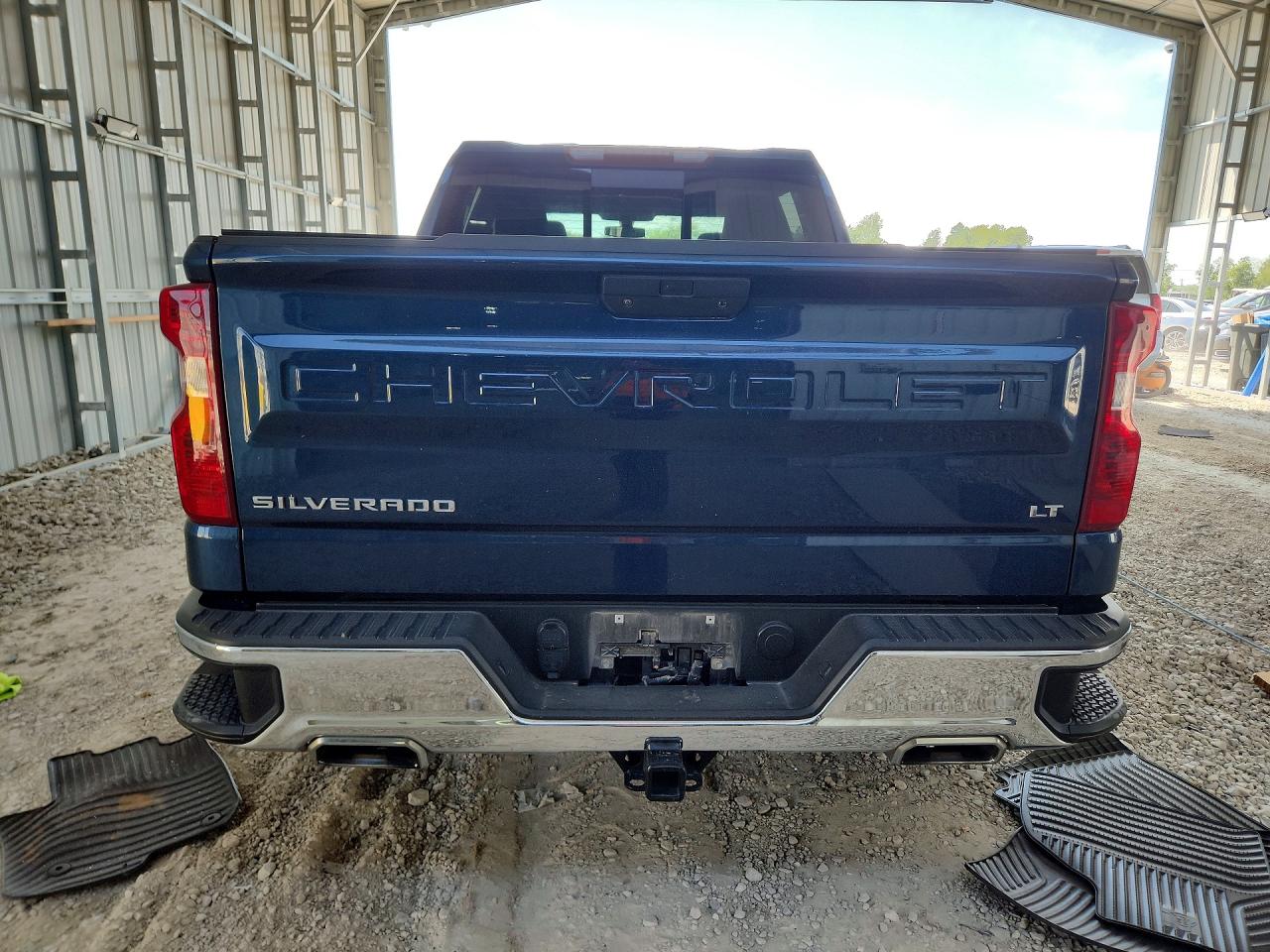 2021 Chevrolet Silverado K1500 Lt Синий vin: 3GCUYDED5MG286460