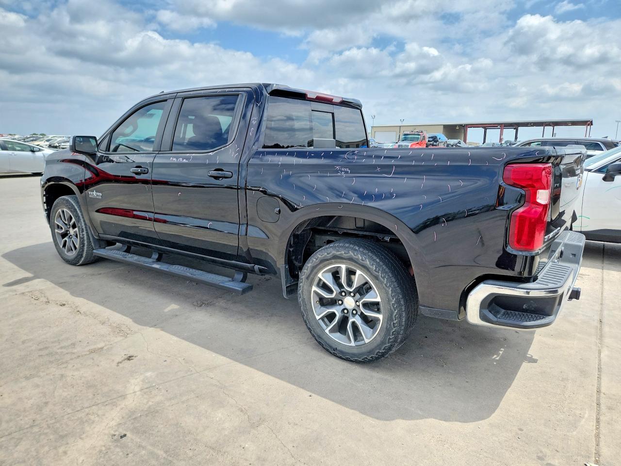 2021 Chevrolet Silverado K1500 Lt Black vin: 3GCUYDED6MG390875